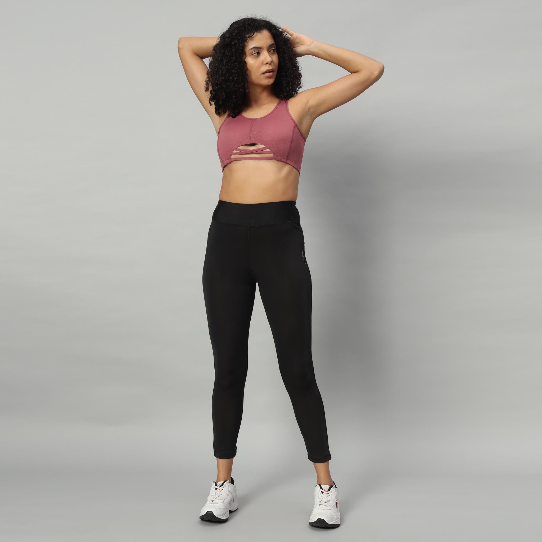 Dry Fit Bra Top with Criss Cross Front