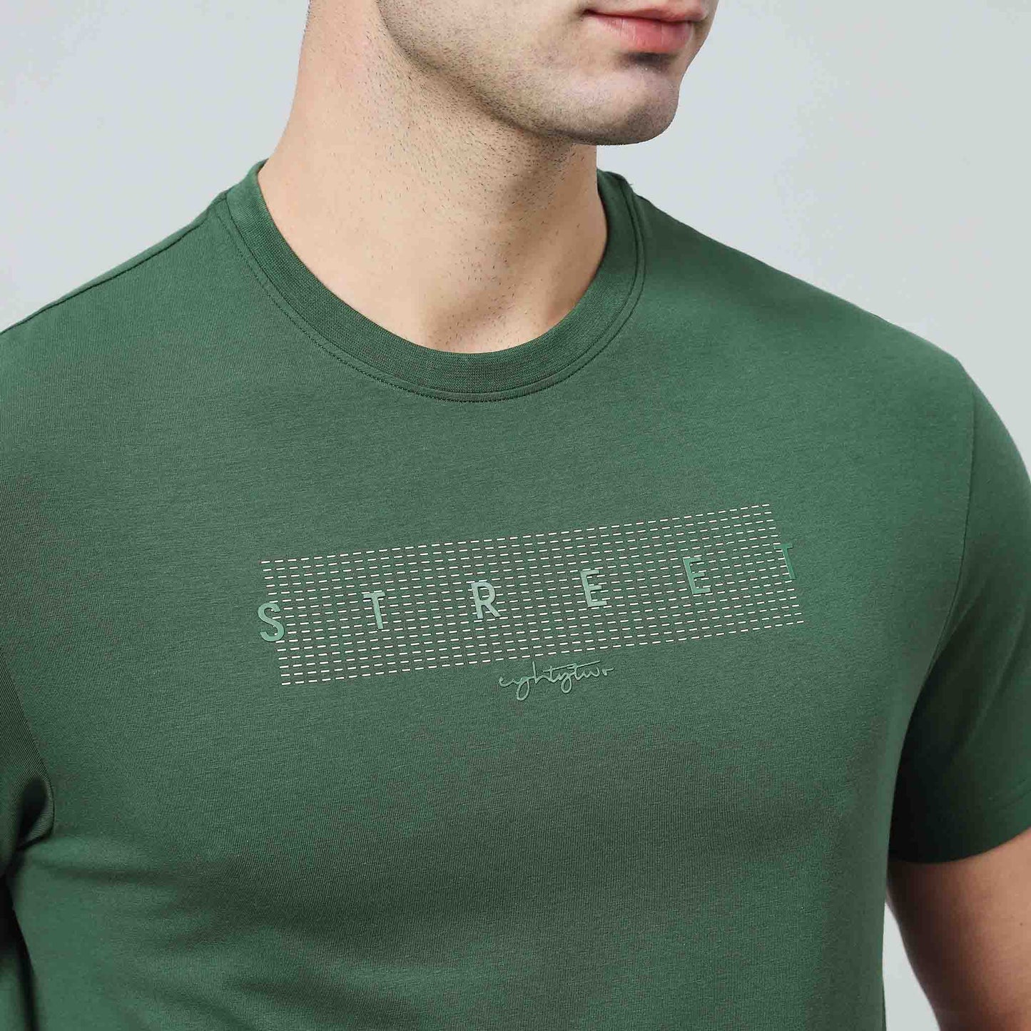 Regular T-shirt - Front silicon print