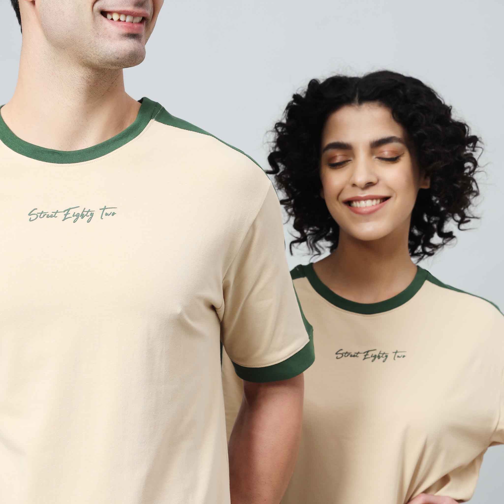 Oversize Contrast Ringer T-shirt