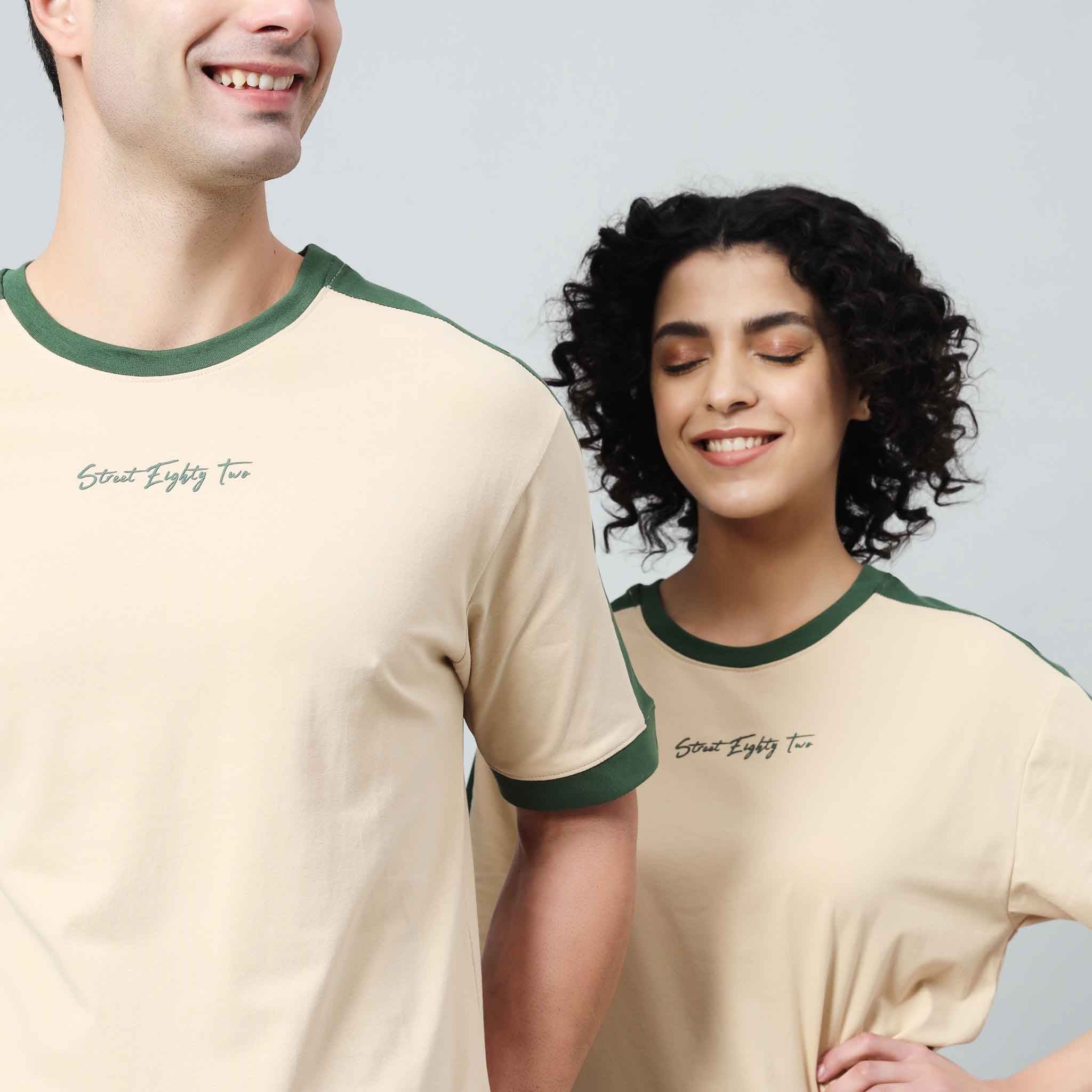 Oversize Contrast Ringer T-shirt