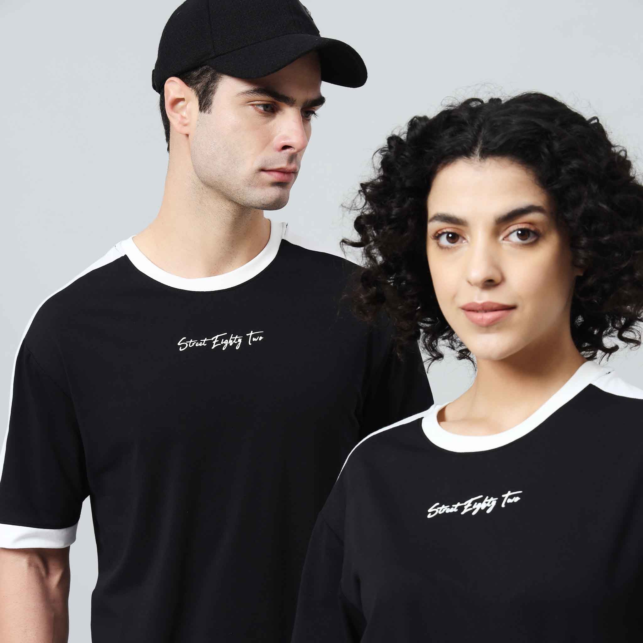 Oversize Contrast Ringer T-shirt