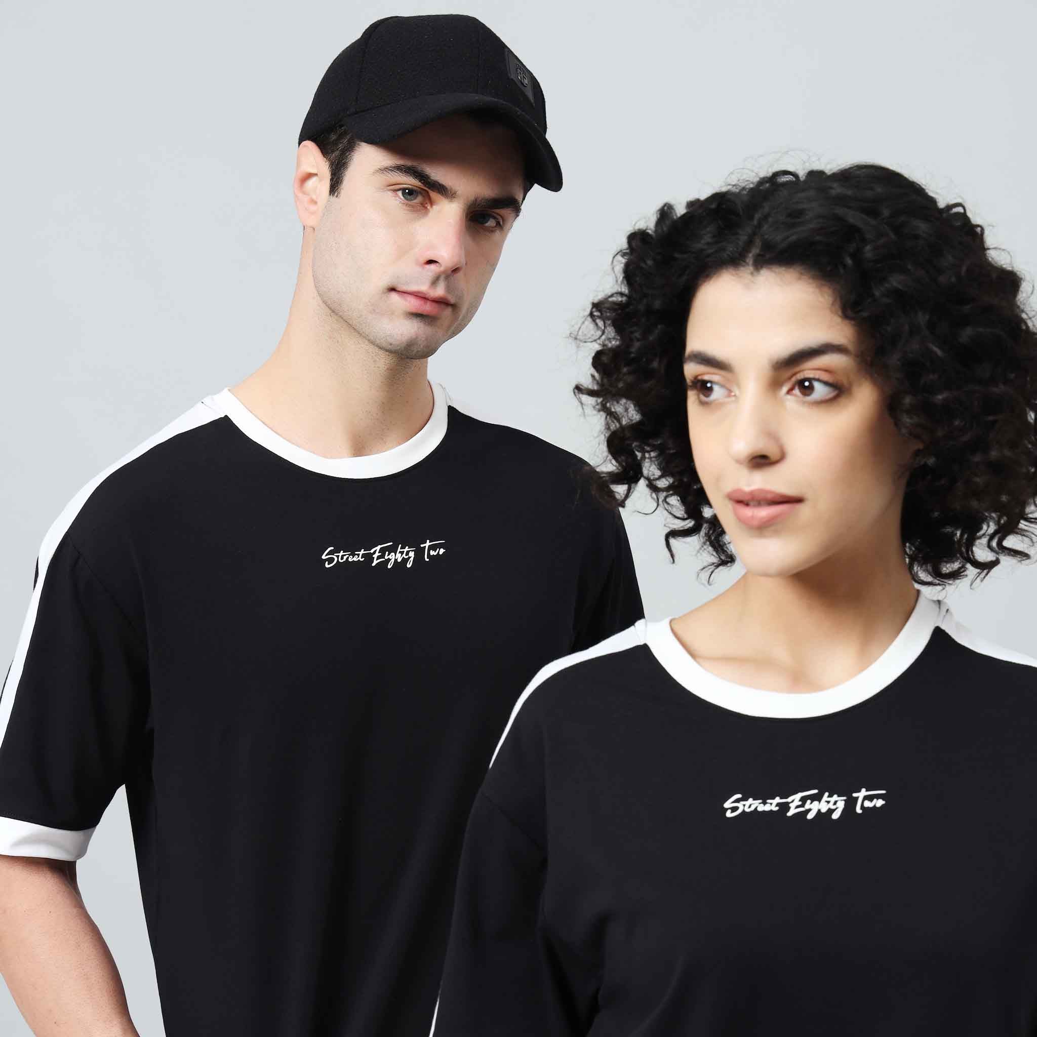 Oversize Contrast Ringer T-shirt