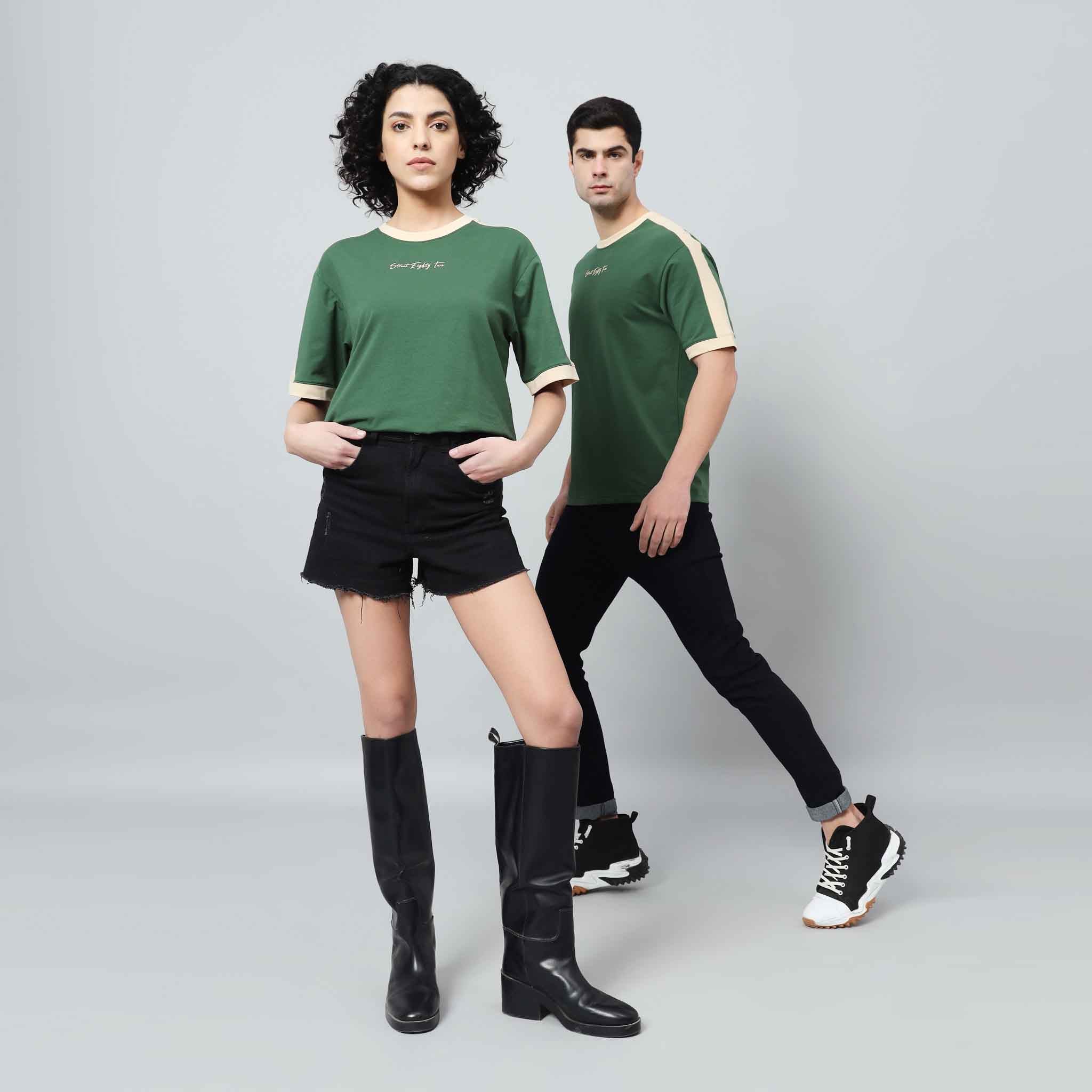 Oversize Contrast Ringer T-shirt