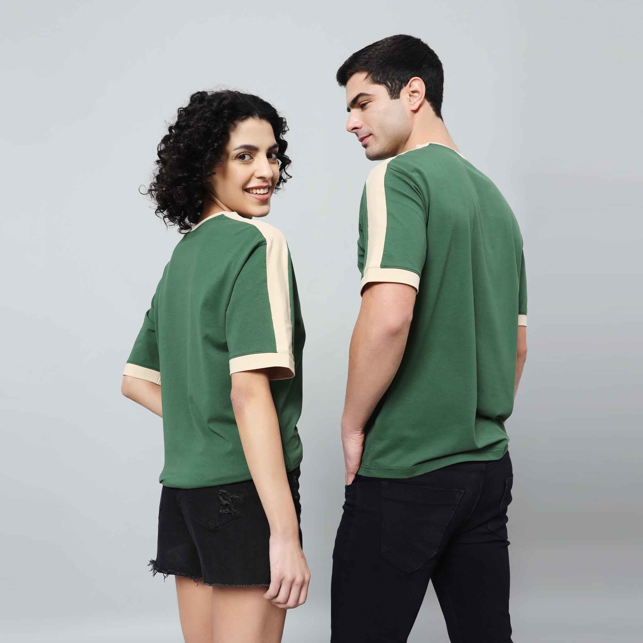 Oversize Contrast Ringer T-shirt