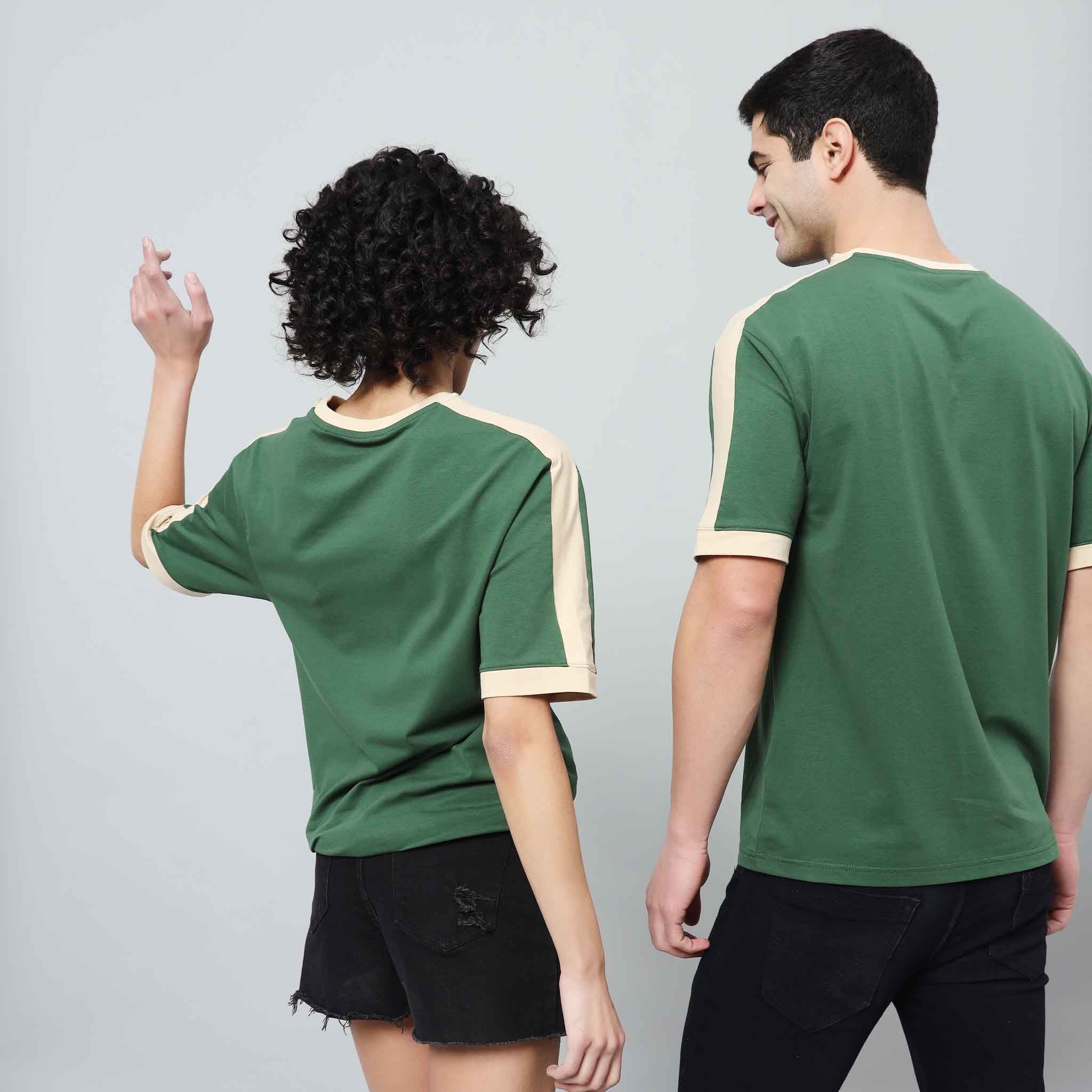 Oversize Contrast Ringer T-shirt