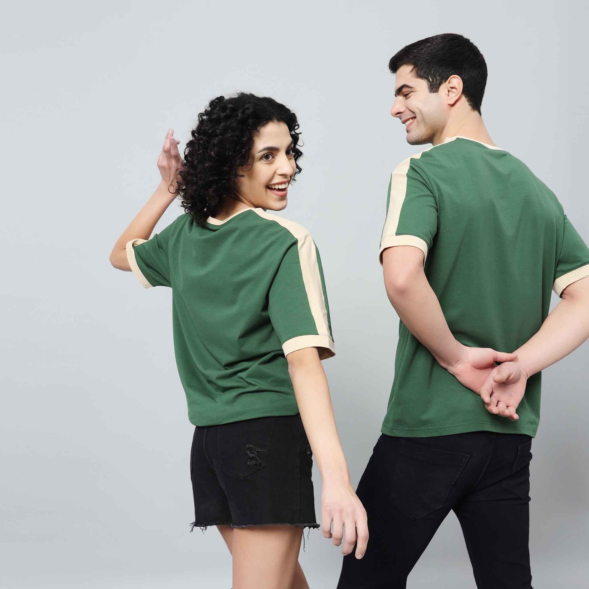Oversize Contrast Ringer T-shirt