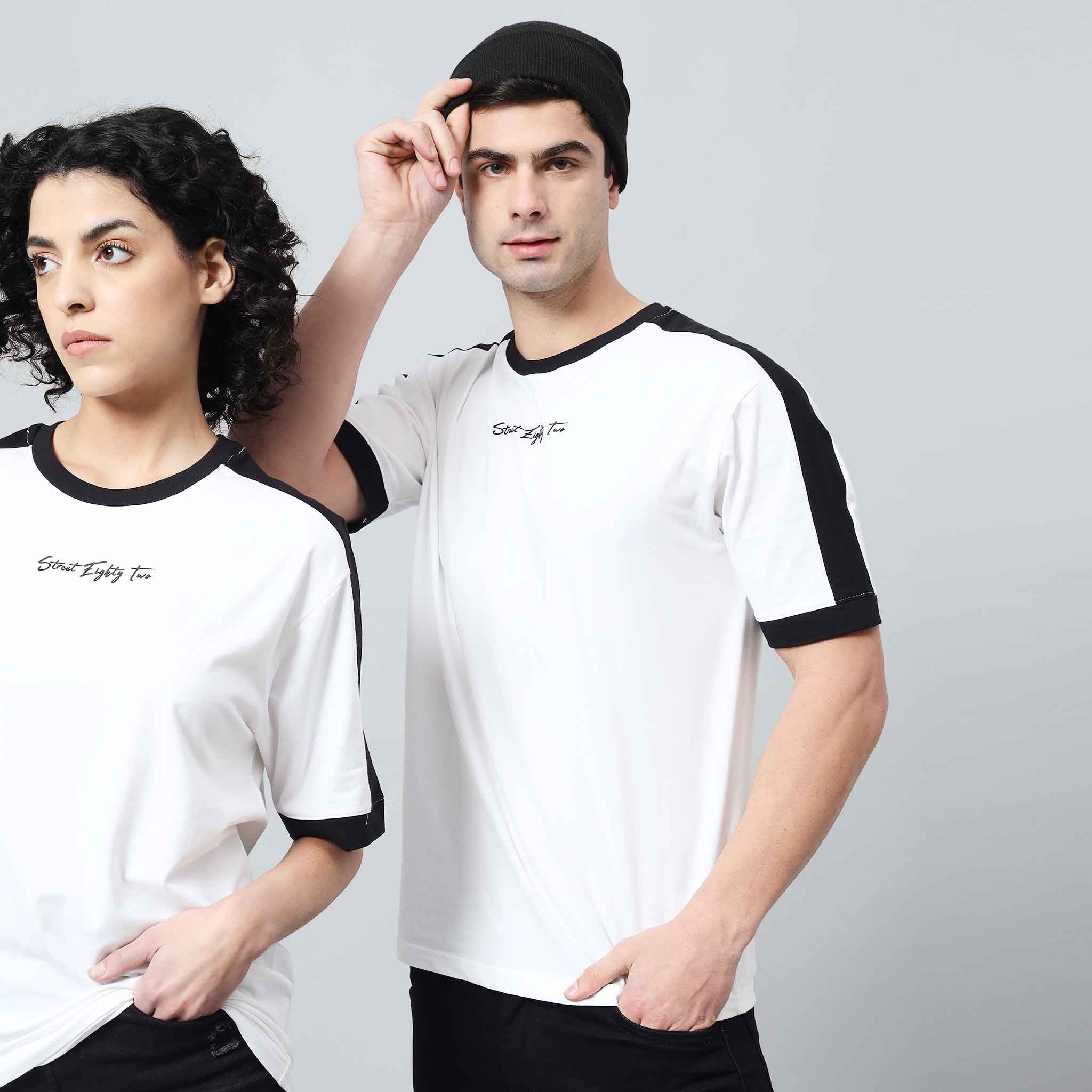 Oversize Contrast Ringer T-shirt