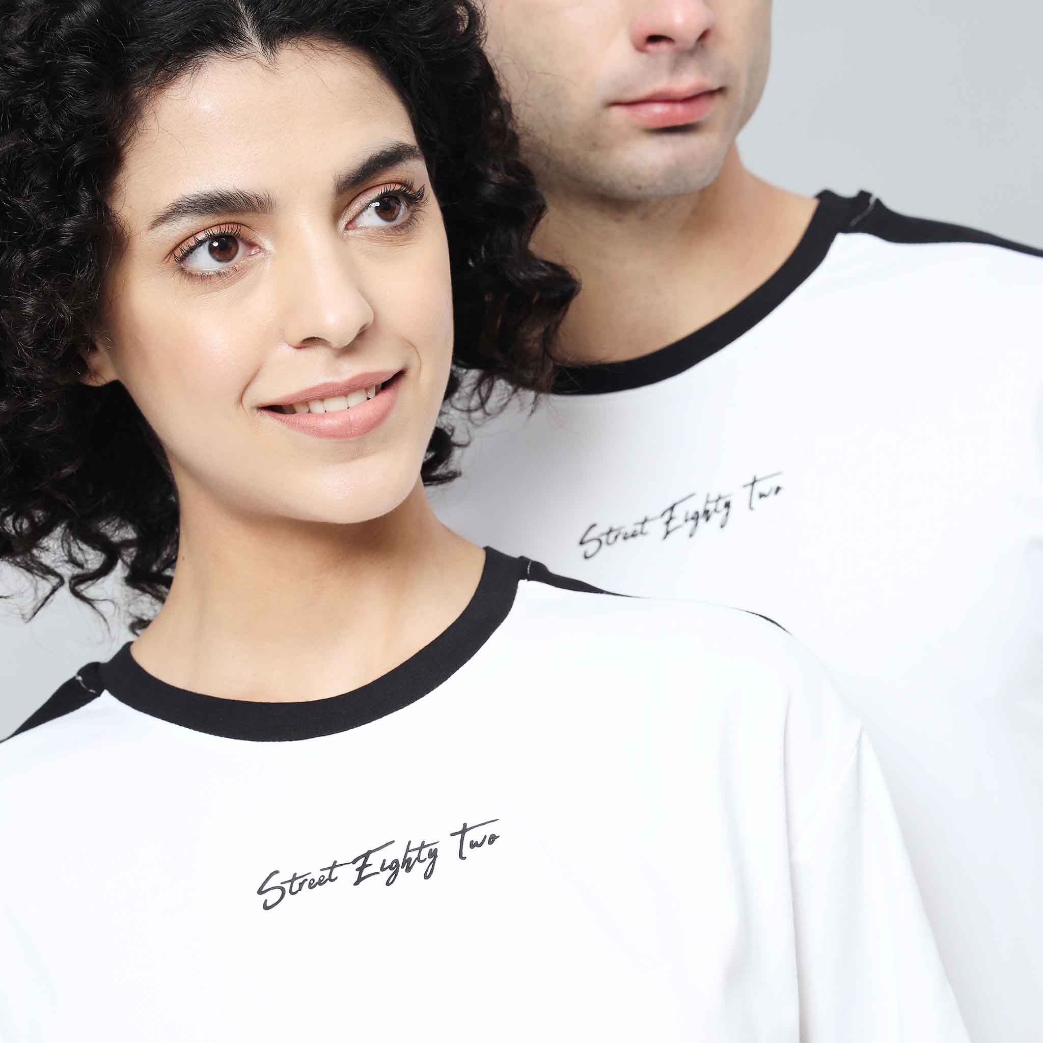 Oversize Contrast Ringer T-shirt