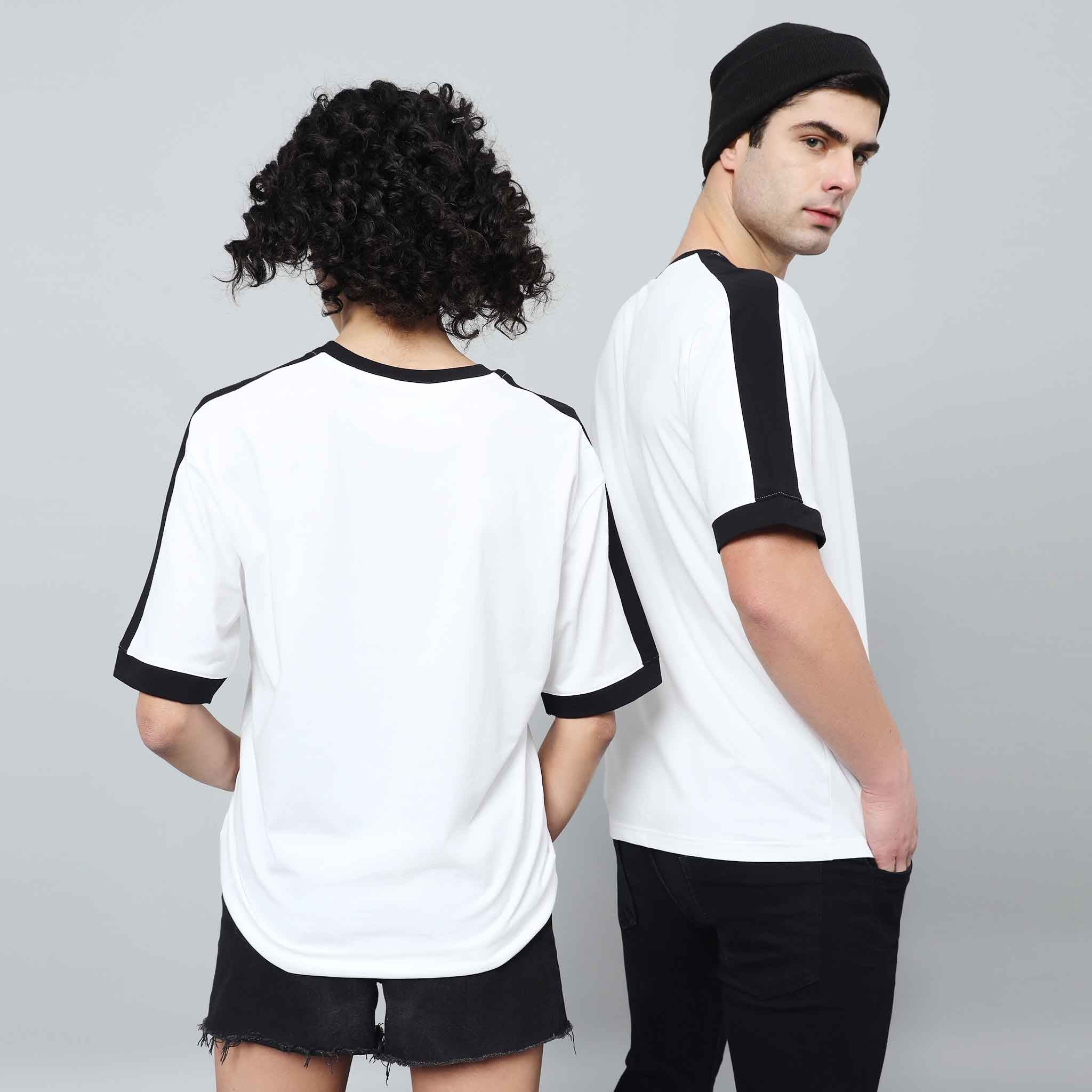 Oversize Contrast Ringer T-shirt