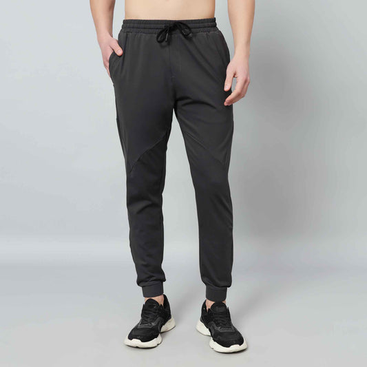 Gents Track Pants with Rear Zipper Pocket and Logo print in cuff