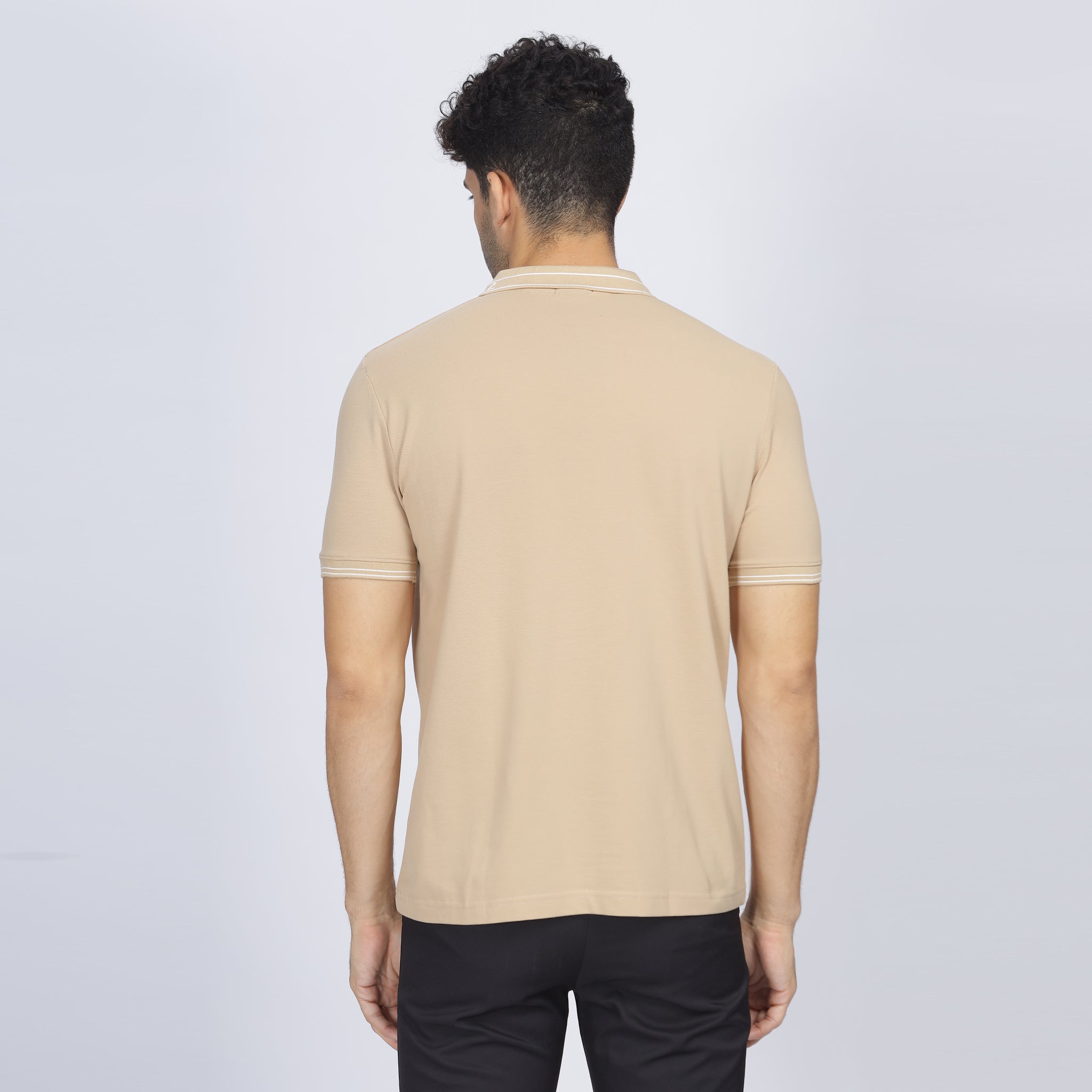 Mens Collar Tshirt - Street82 Knitted Collar
