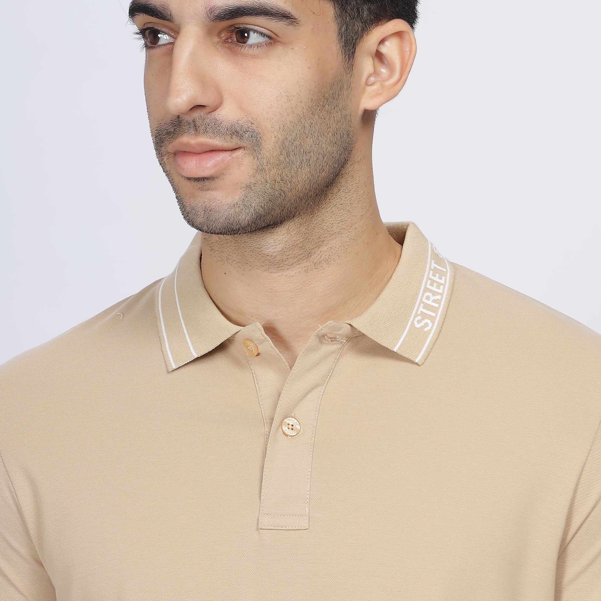 Mens Collar Tshirt - Street82 Knitted Collar