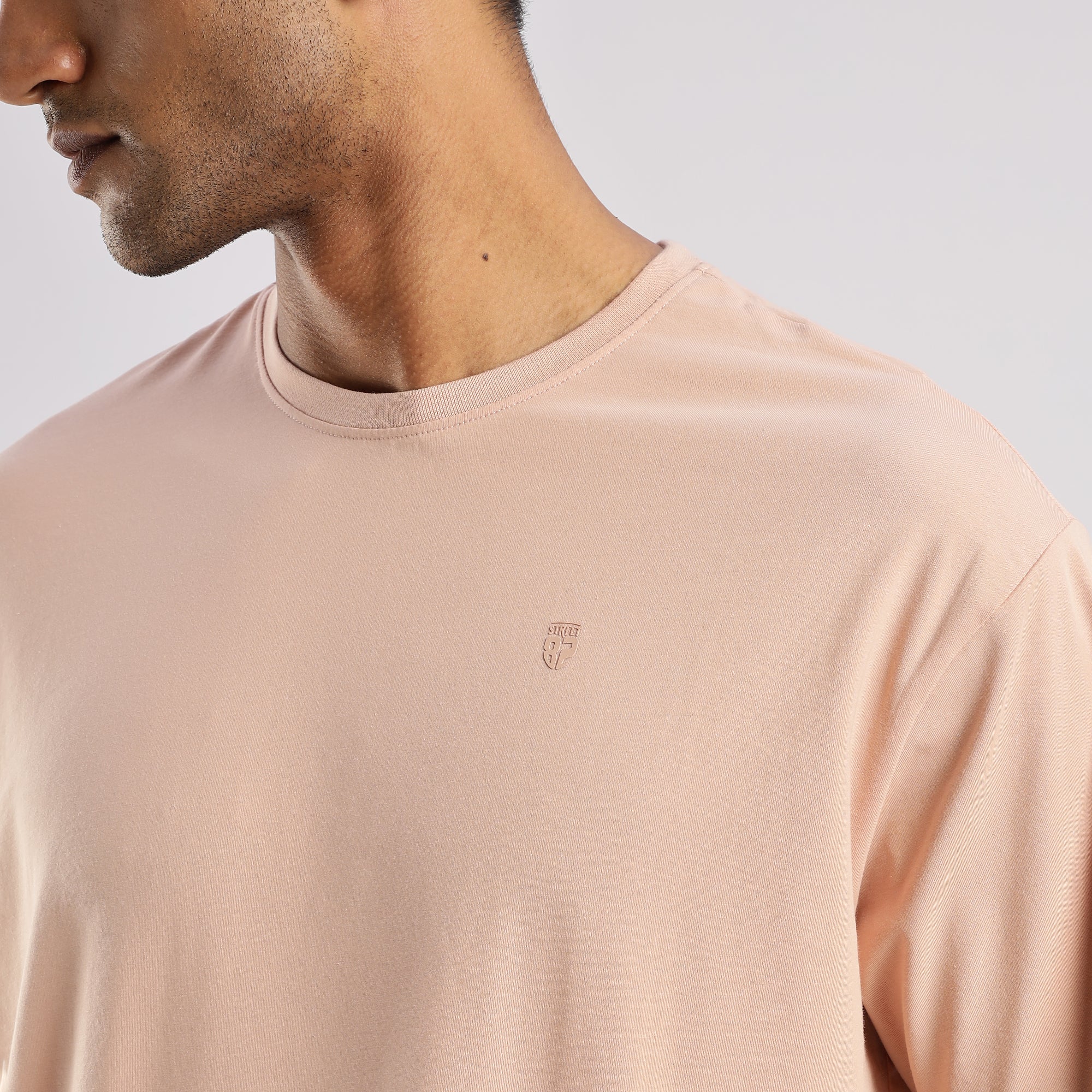 Plain Mahogany Rose Oversized essential t-shirt