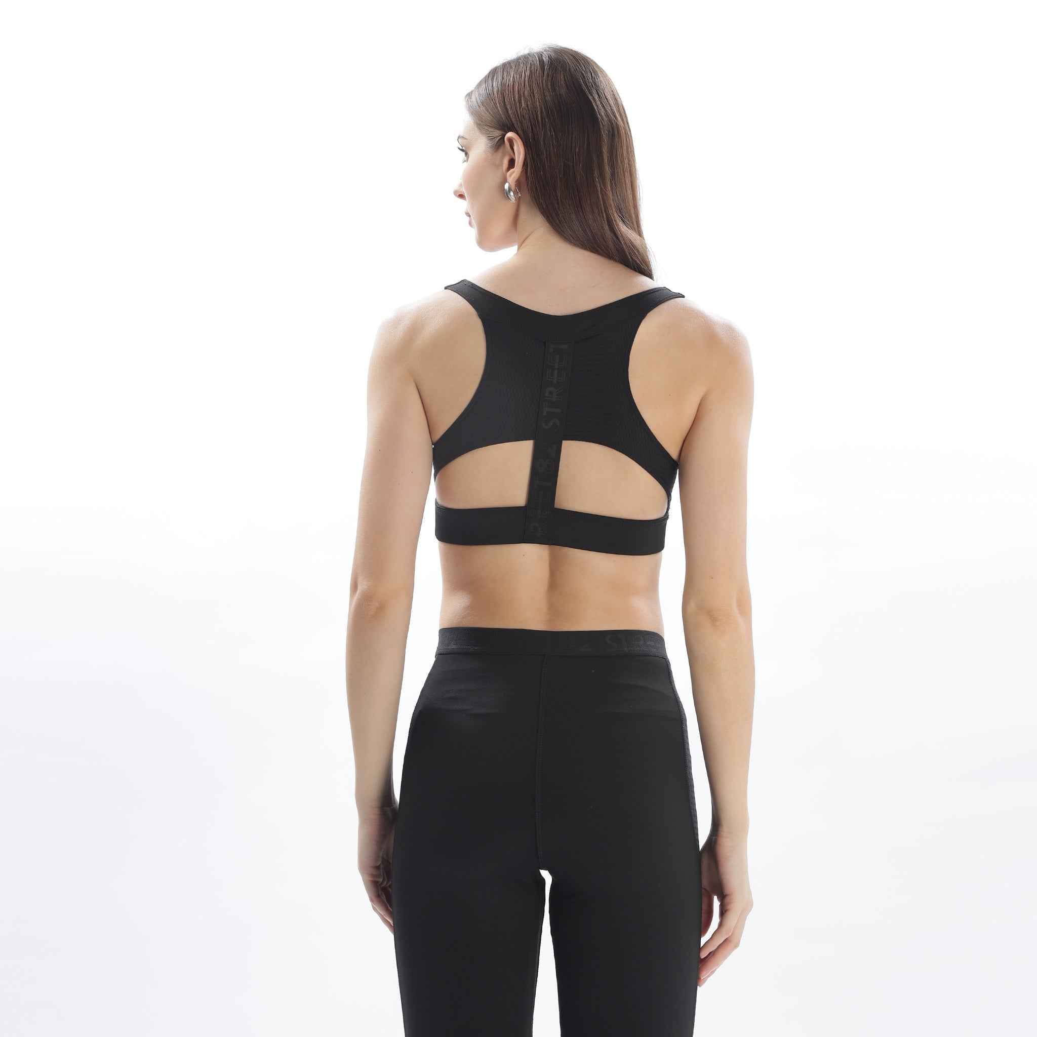 STREET82 Ladies Black Edition Bra Top Back view