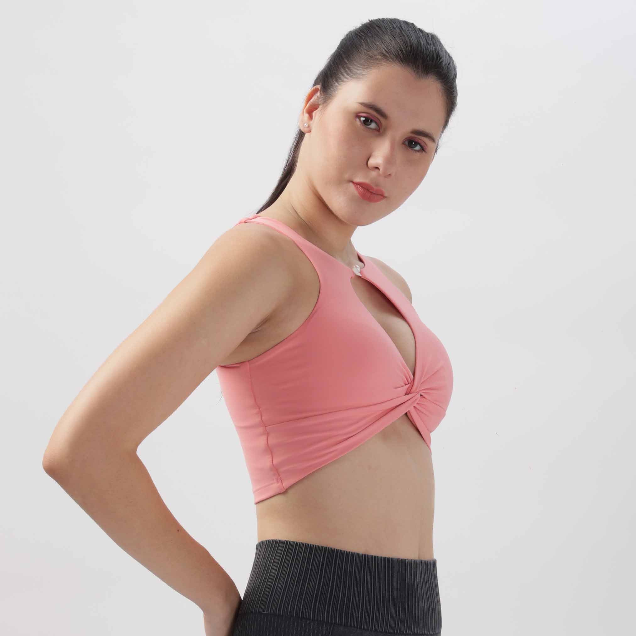 Women's Twist Knot Hollow Sports Bra