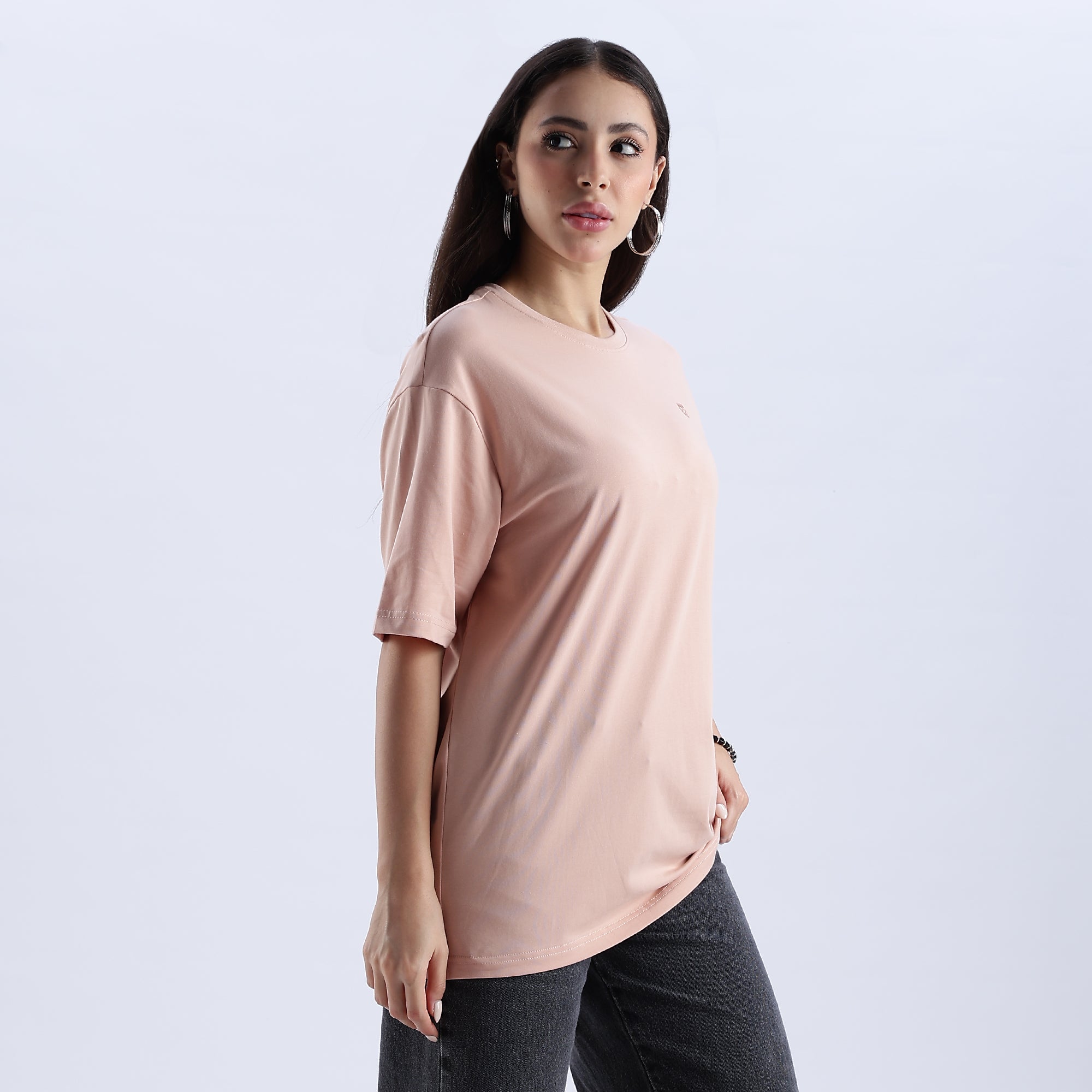Plain Mahogany Rose Oversized essential t-shirt