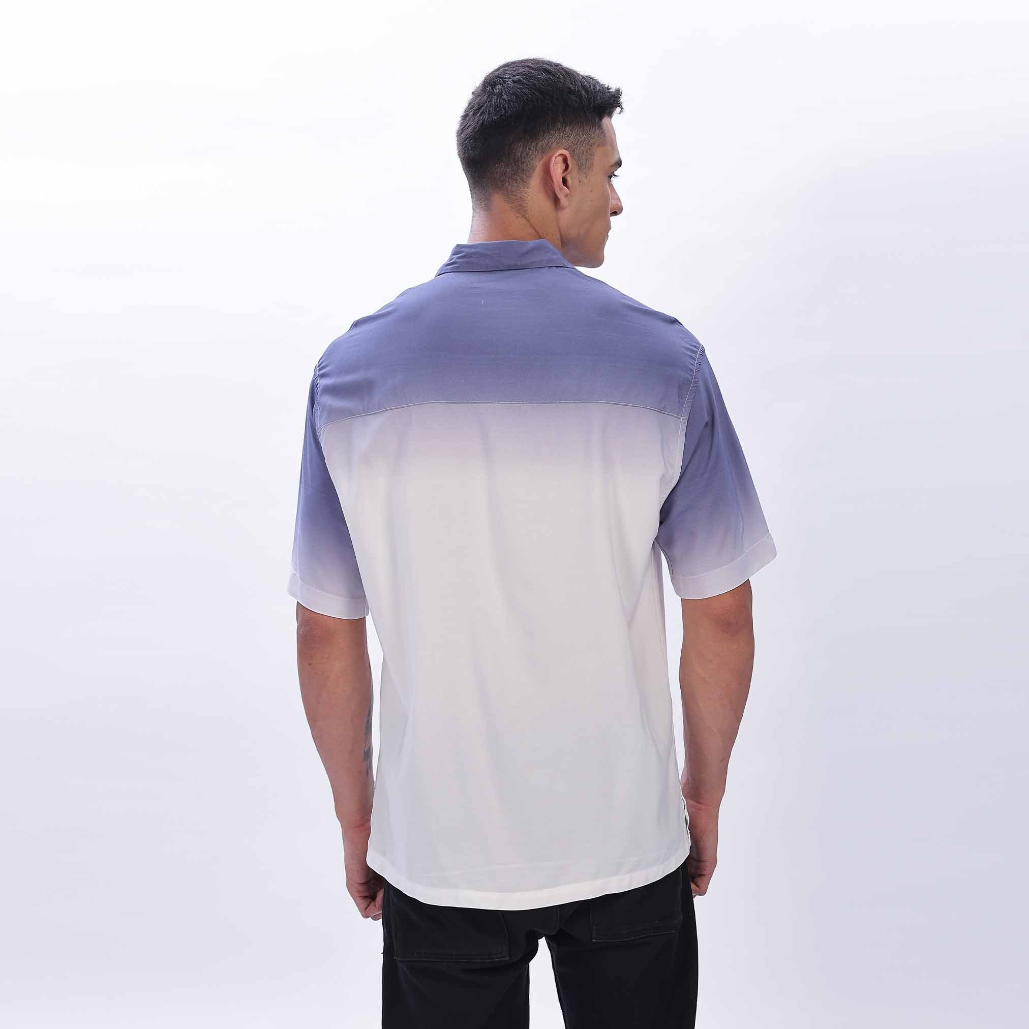 Navy blue Print Shirts for Men