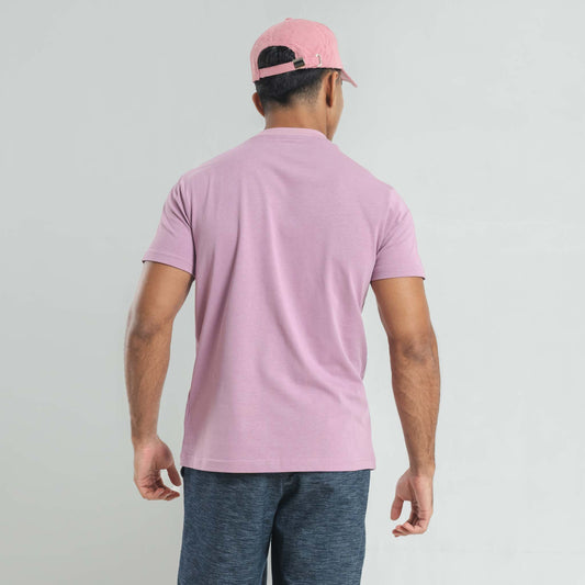 Plain Marsala Purple crew neck essential t-shirt
