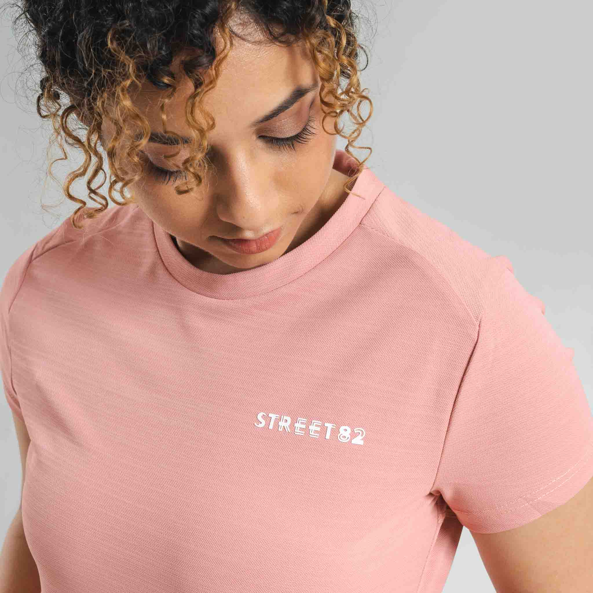 Crew neck lady top, Short Length