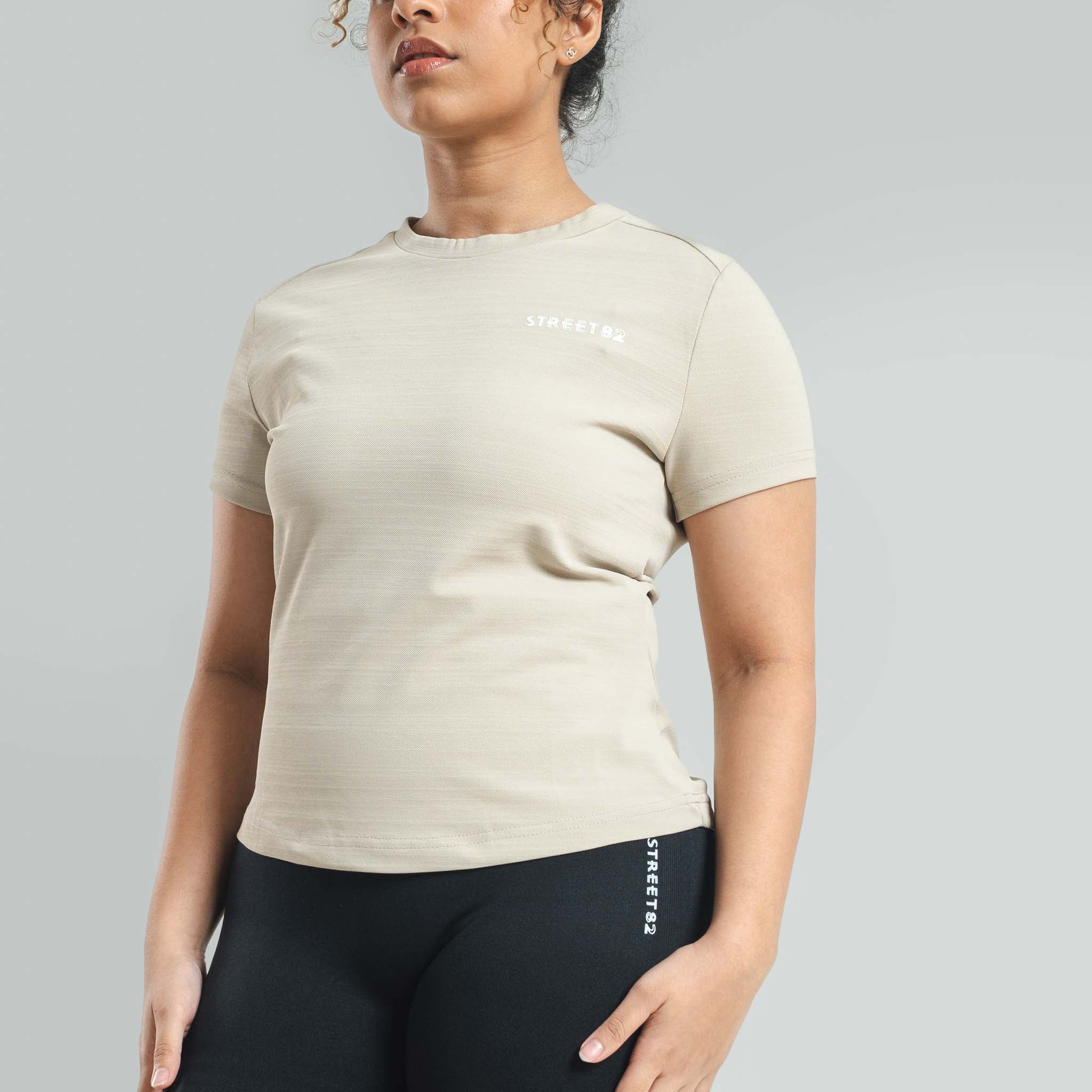 Crew neck lady top, Short Length