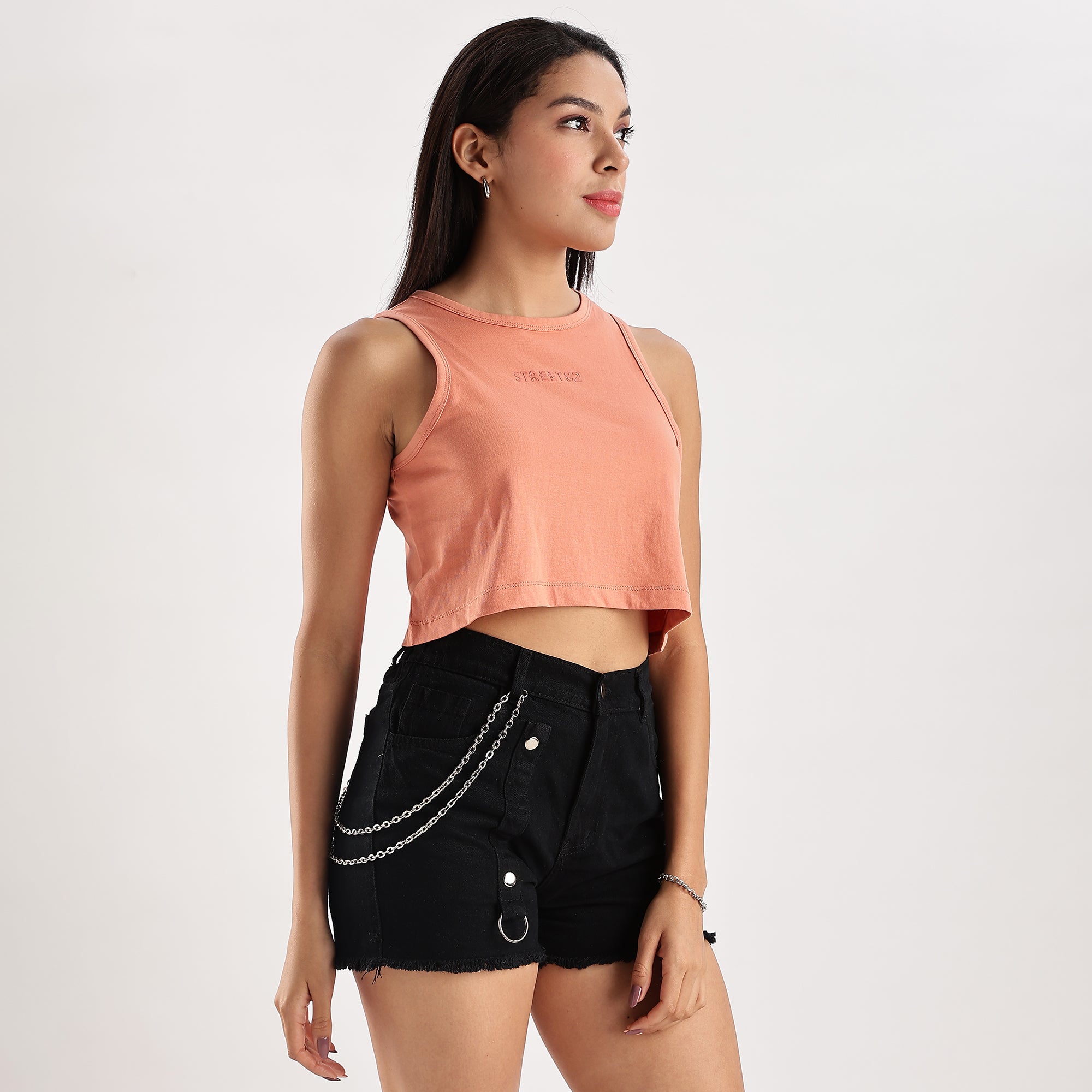 Womens crop tank