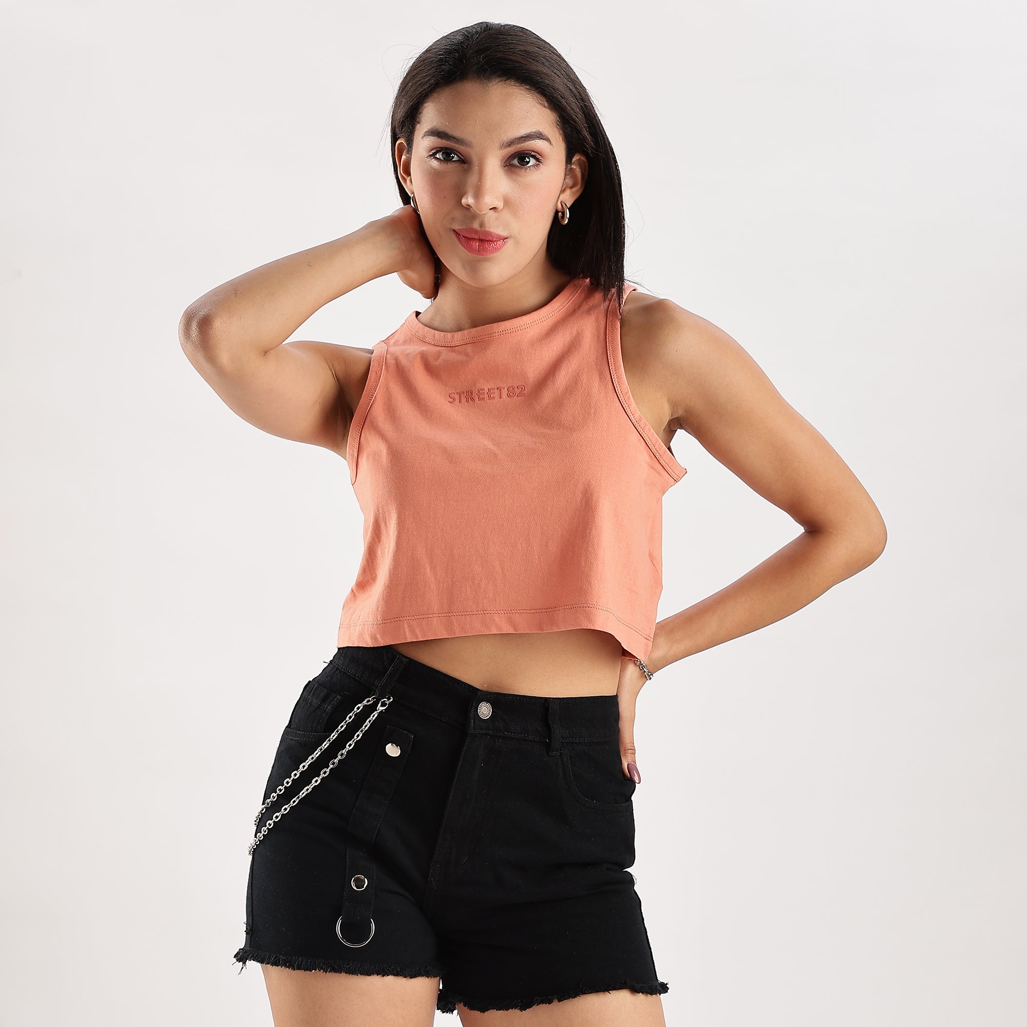 Womens crop tank