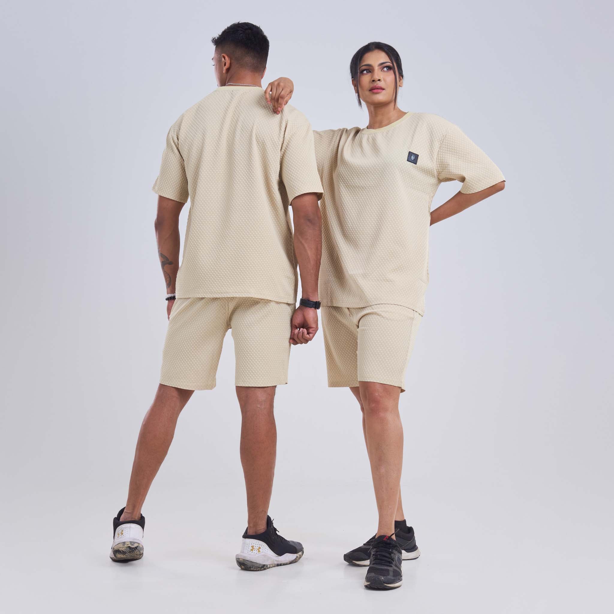 Co-ord set - Oversize Diamond cut design with Steel Logo