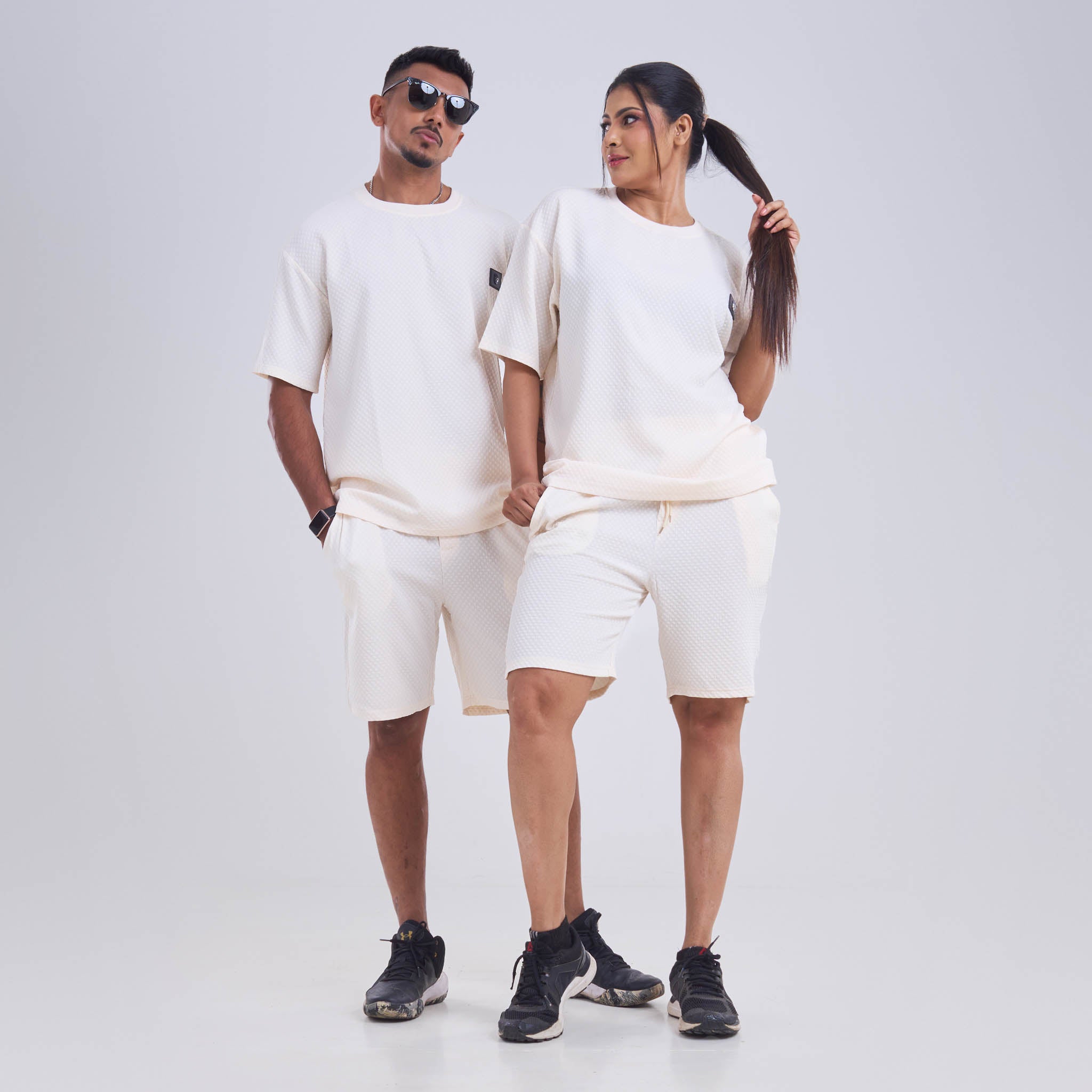 Co-ord set - Oversize Diamond cut design with Steel Logo