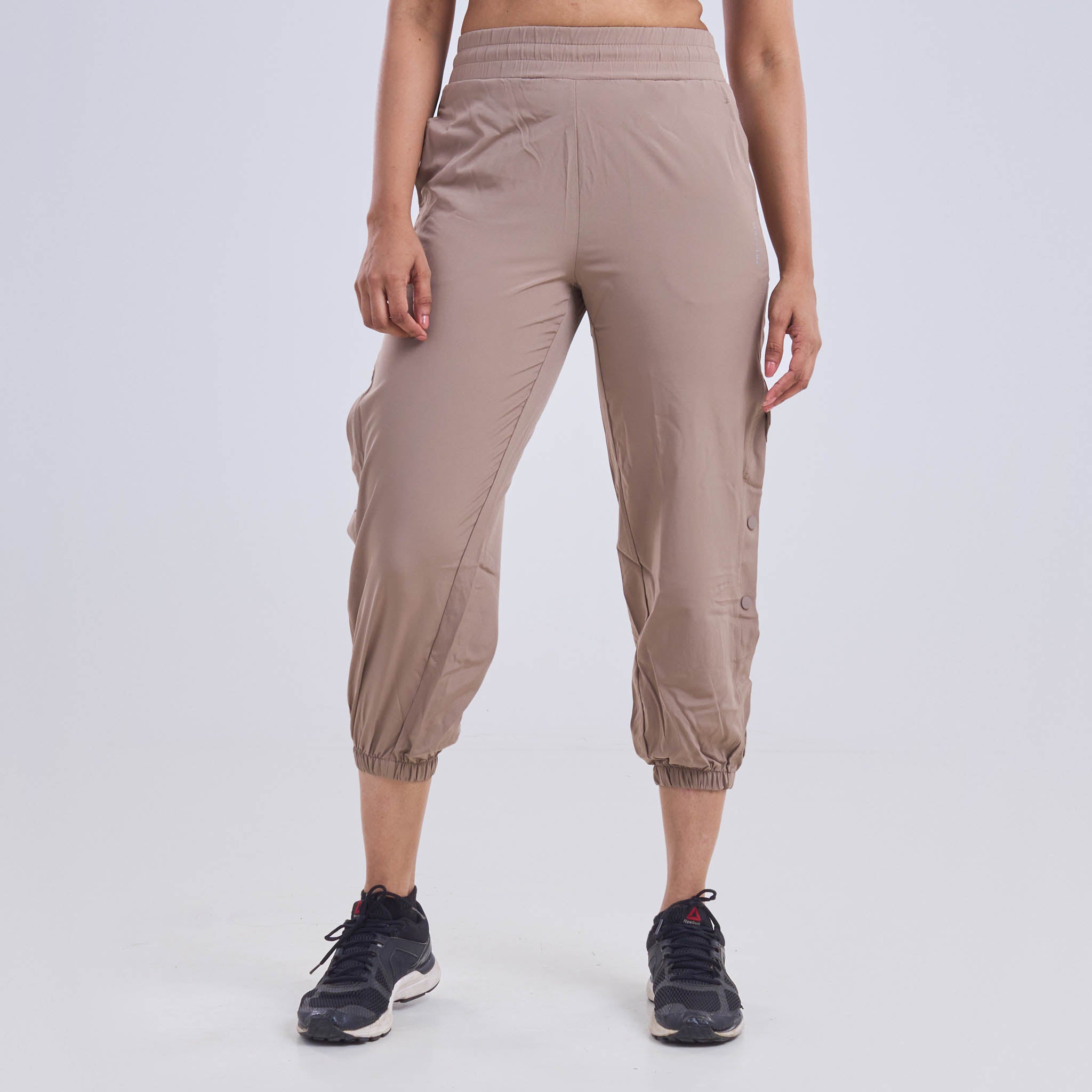 Ladies Jogger Pants with half side slit with buttons