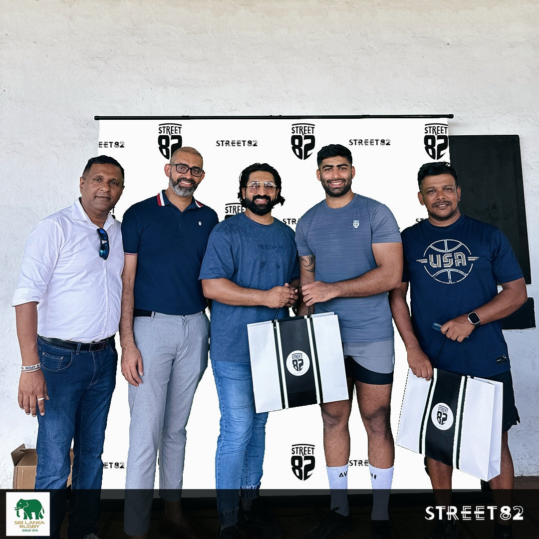 STREET82 Sponsors the National Sri Lankan Rugby Team: A Commitment to Young Talent and Community