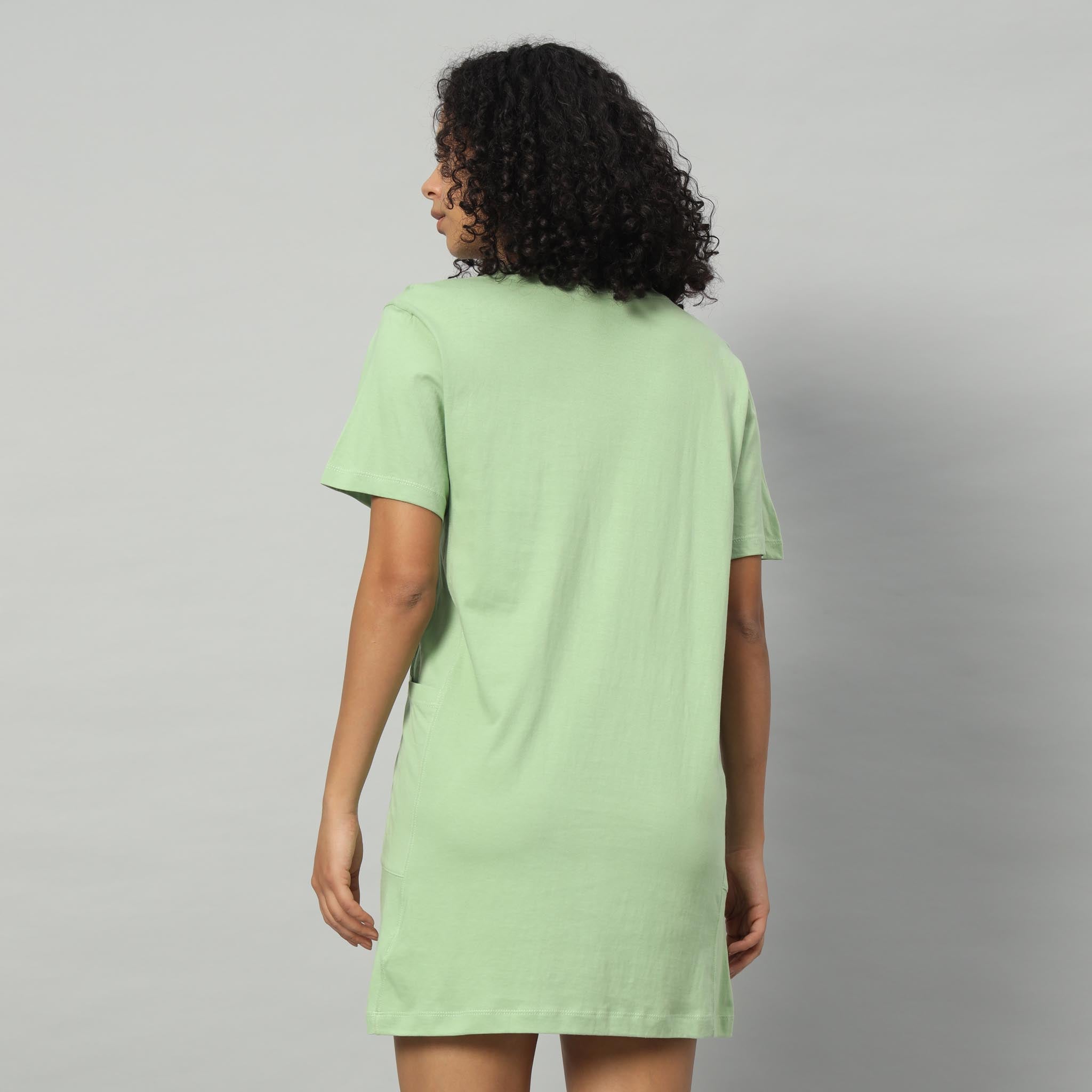 Ladies T-shirt Dress with Pockets