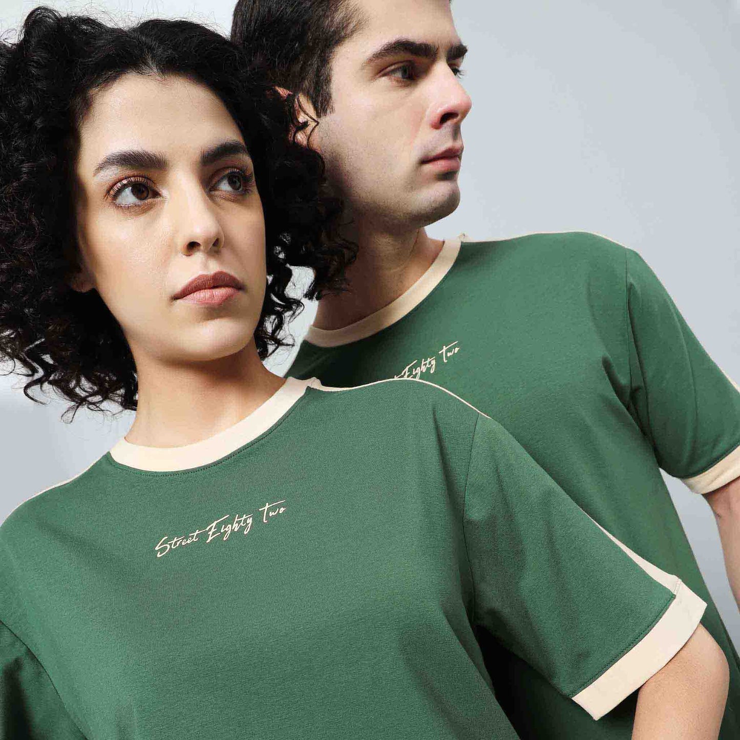 Oversize Contrast Ringer T-shirt