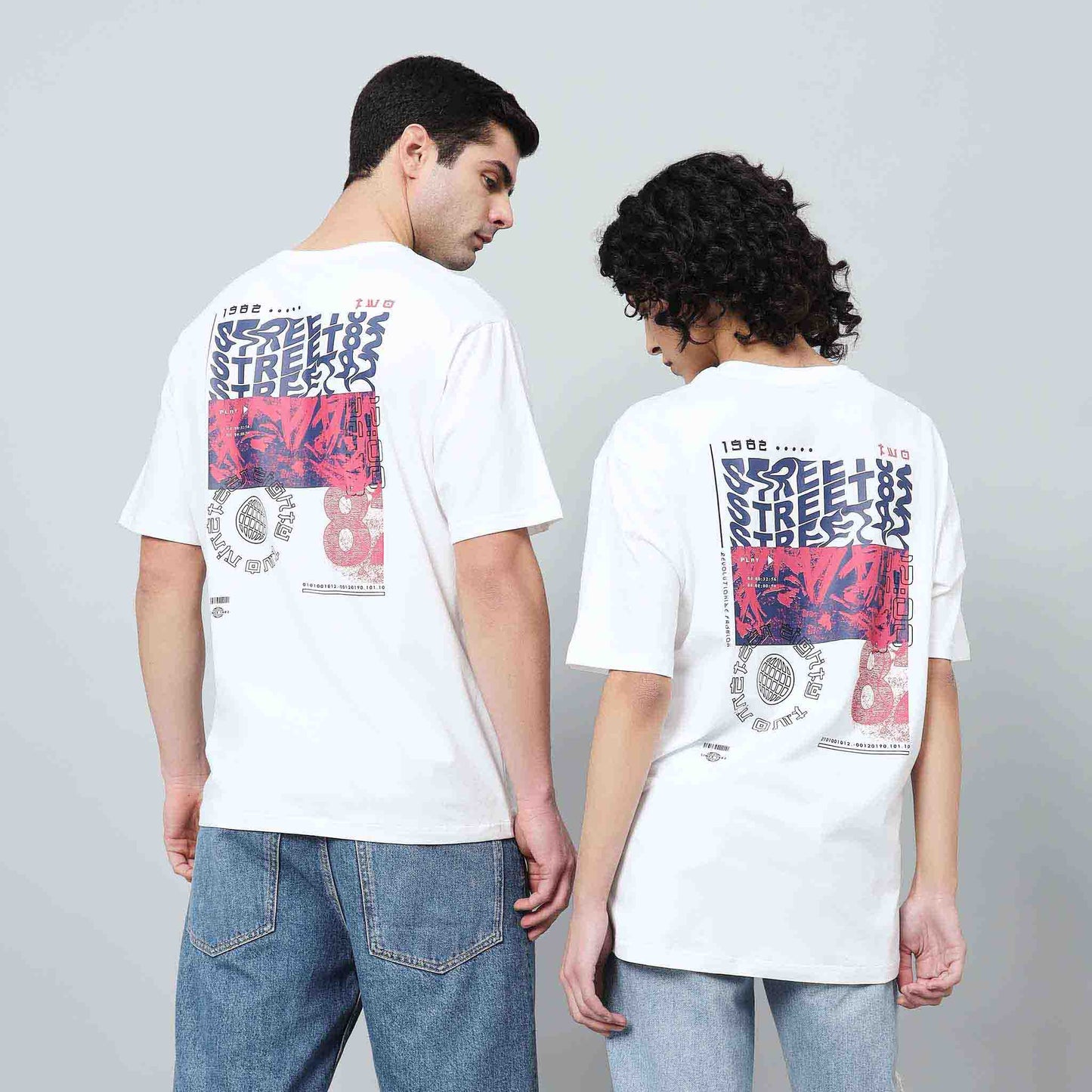 Oversize Graphic Stamp T-shirt