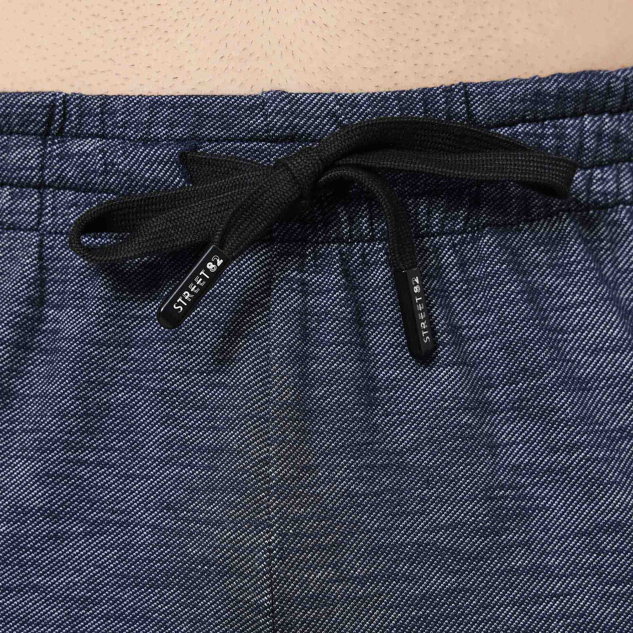 Gents Cotton Launch Pants with Elastic Waistband