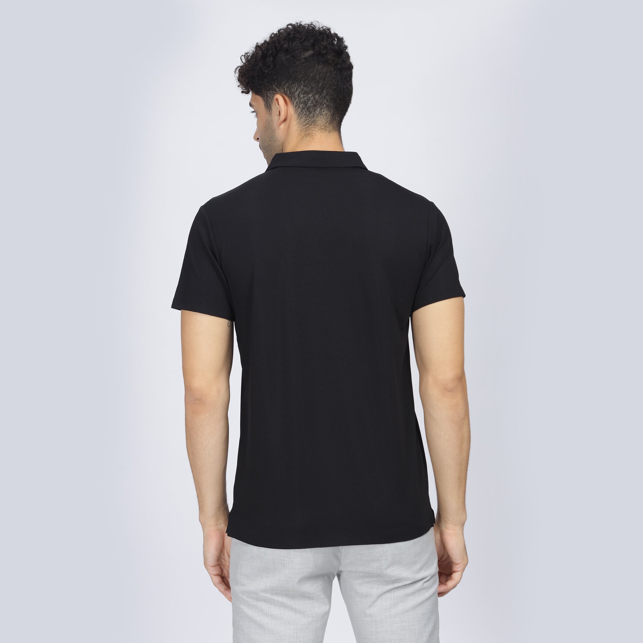 Mens Polo T-shirt - Seamless plain design