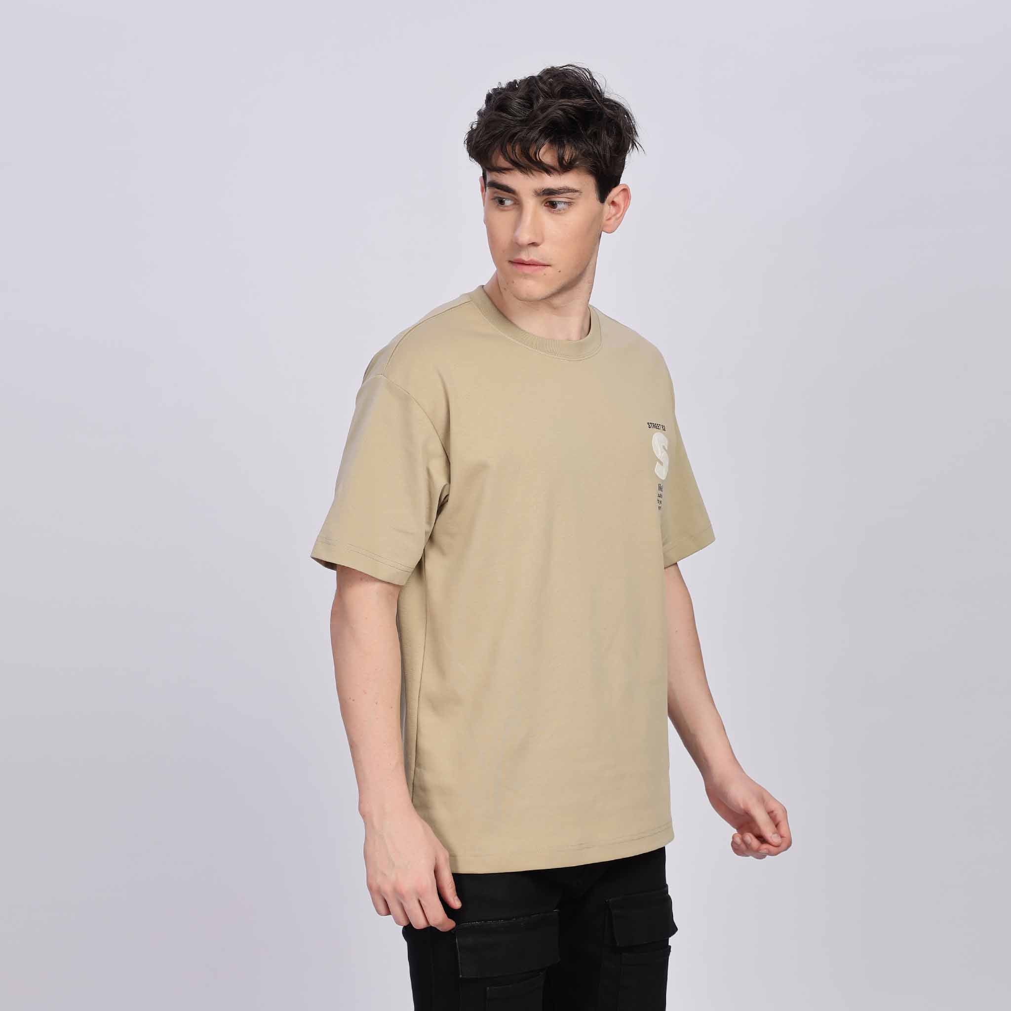 Applique Detailed Oversize T-shirt