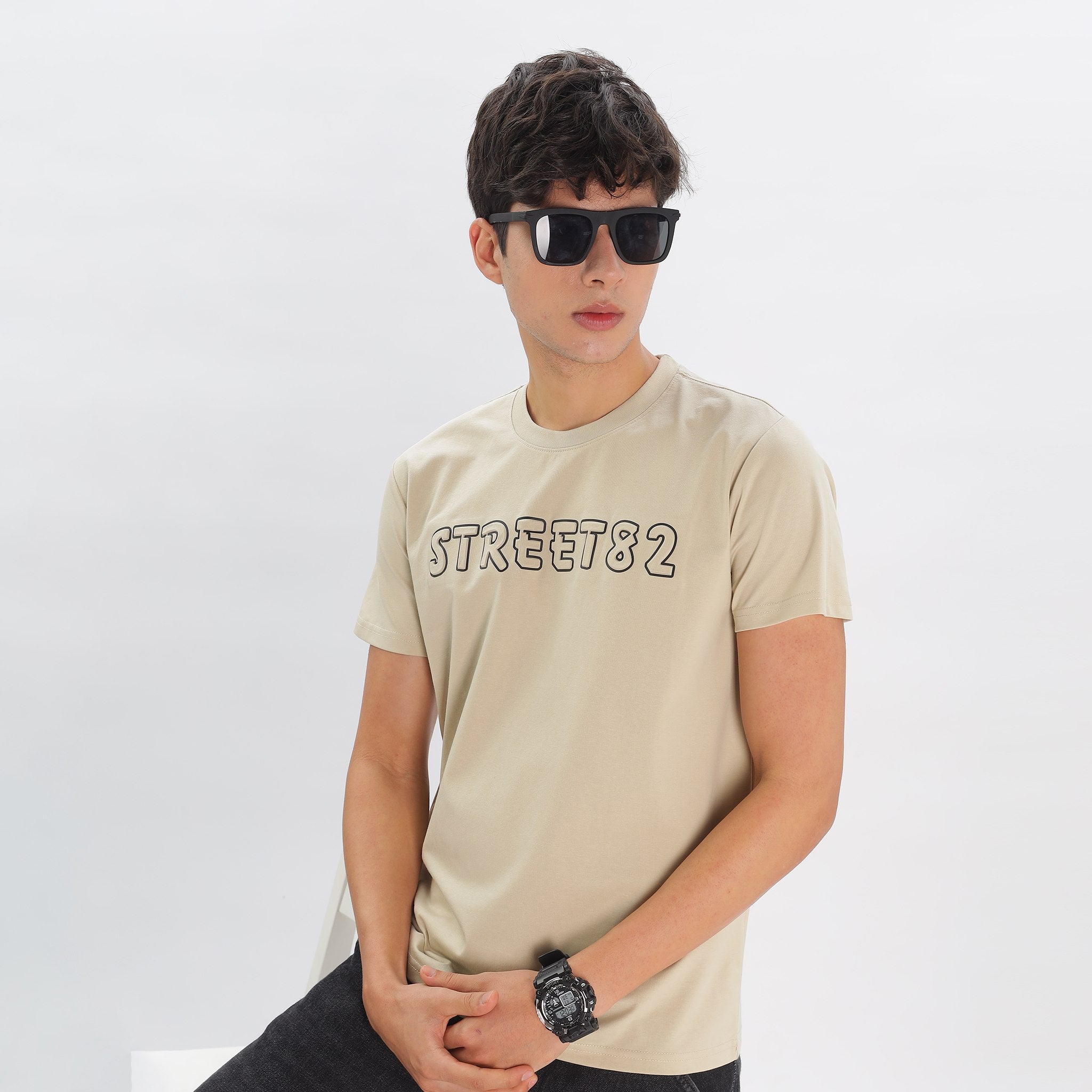 Mens Regular Tshirt - Embossed Logo