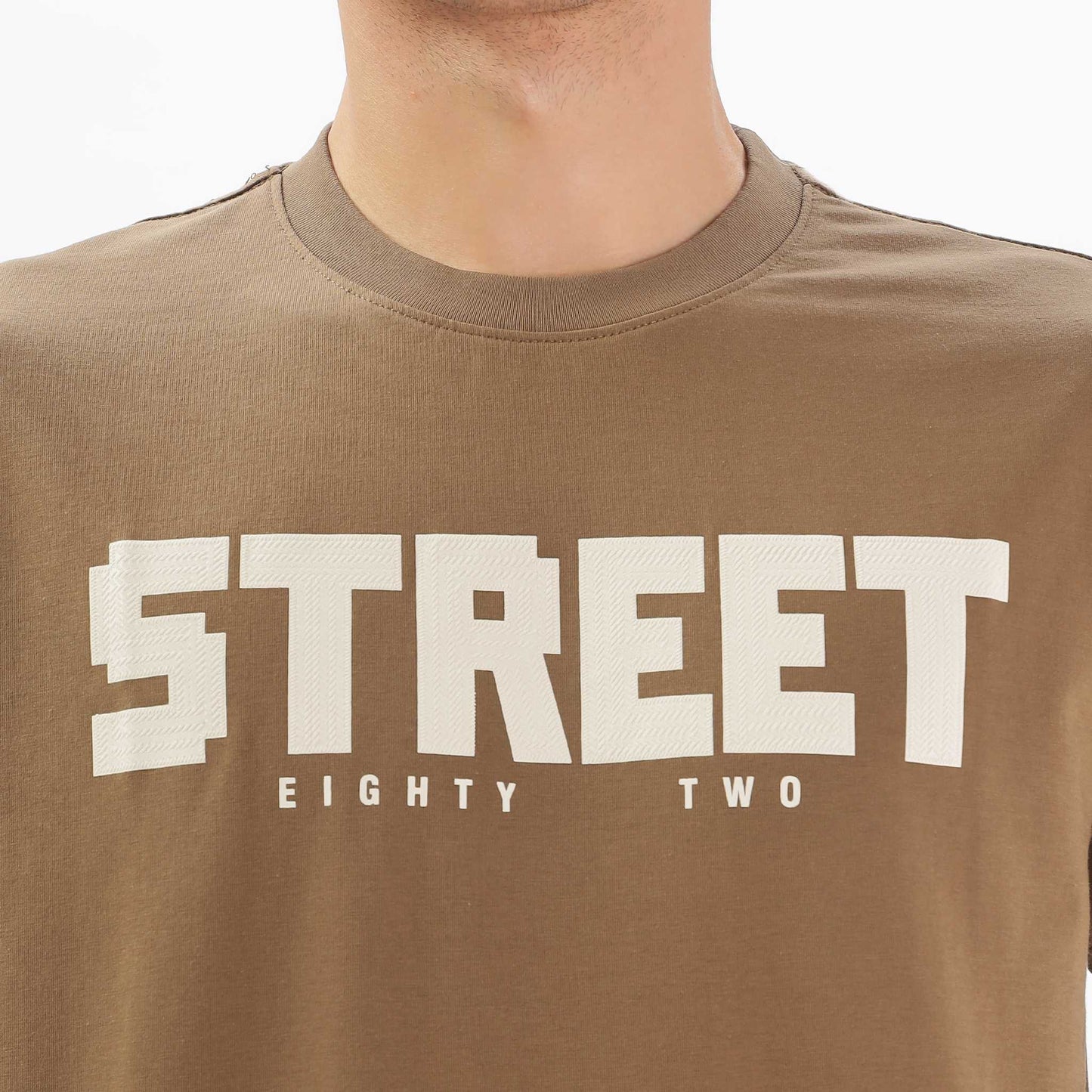 Mens Regular Tshirt - Textured Print