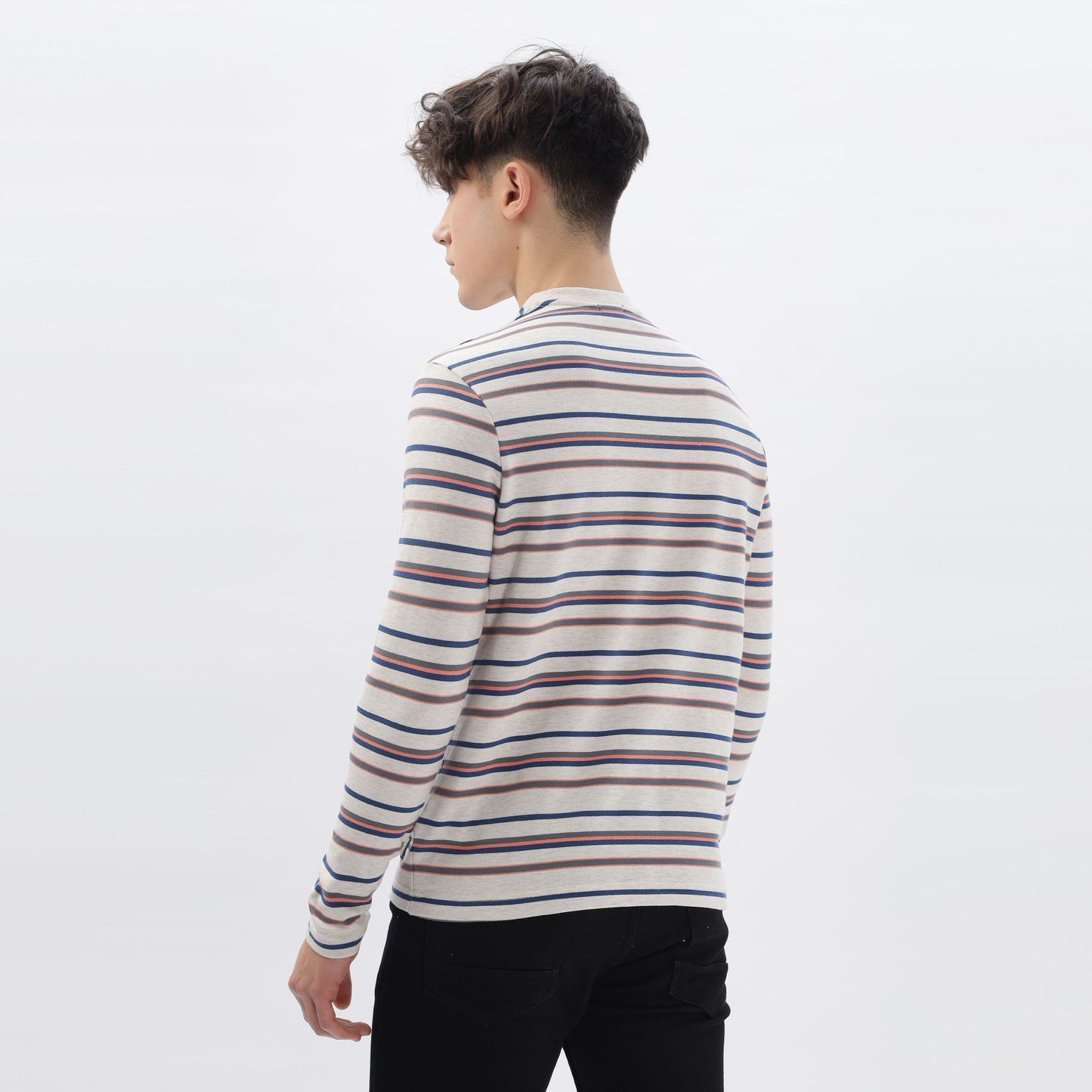 Regular - Long Sleeve Stripe T-Shirt