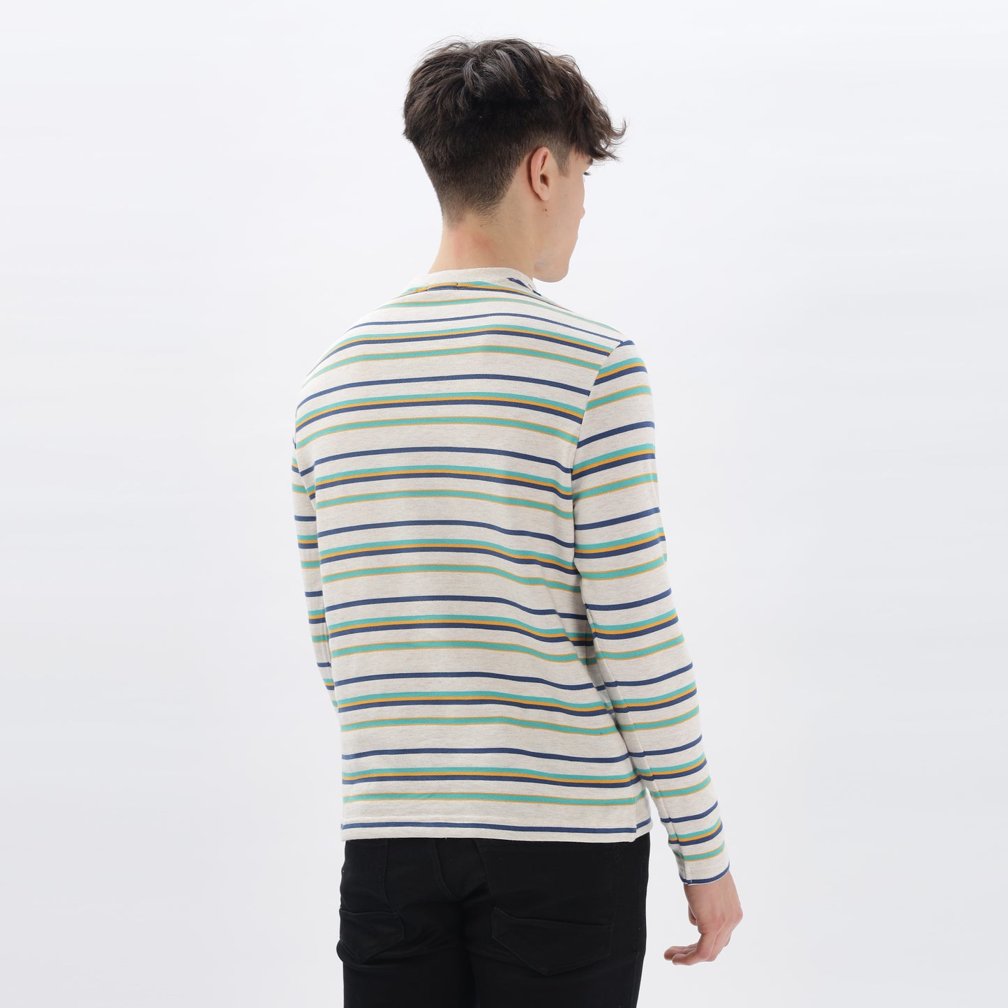 Regular - Long Sleeve Stripe T-Shirt