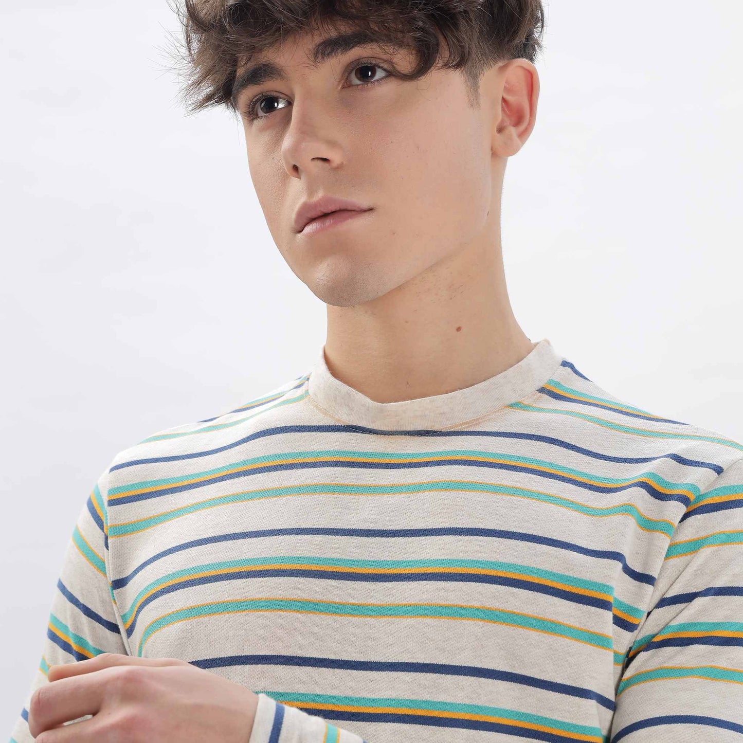 Regular - Long Sleeve Stripe T-Shirt