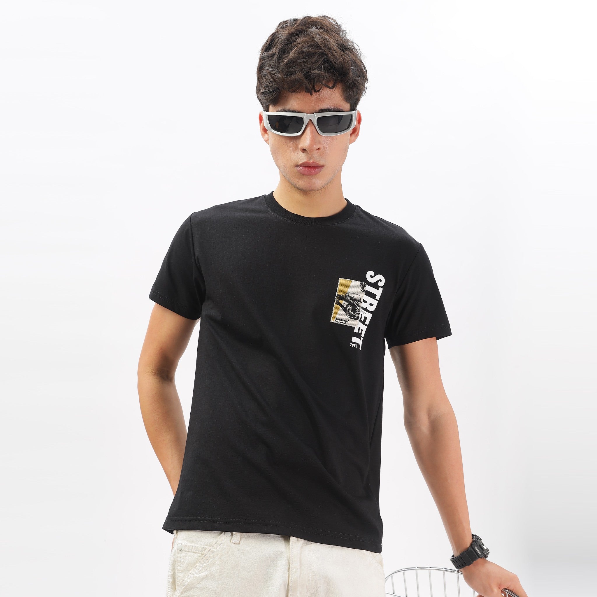 Mens Regular Tshirt - Lasercut Design