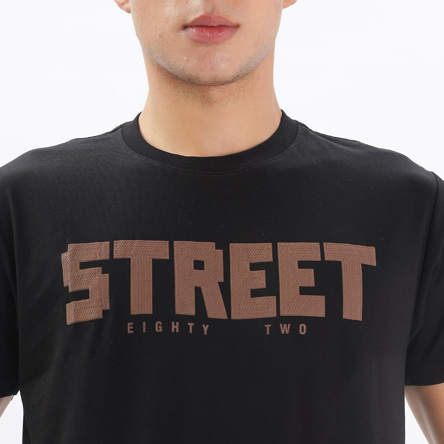 Mens Regular Tshirt - Textured Print