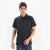 Men Polo Collar T-shirt with Seamless Sleeves