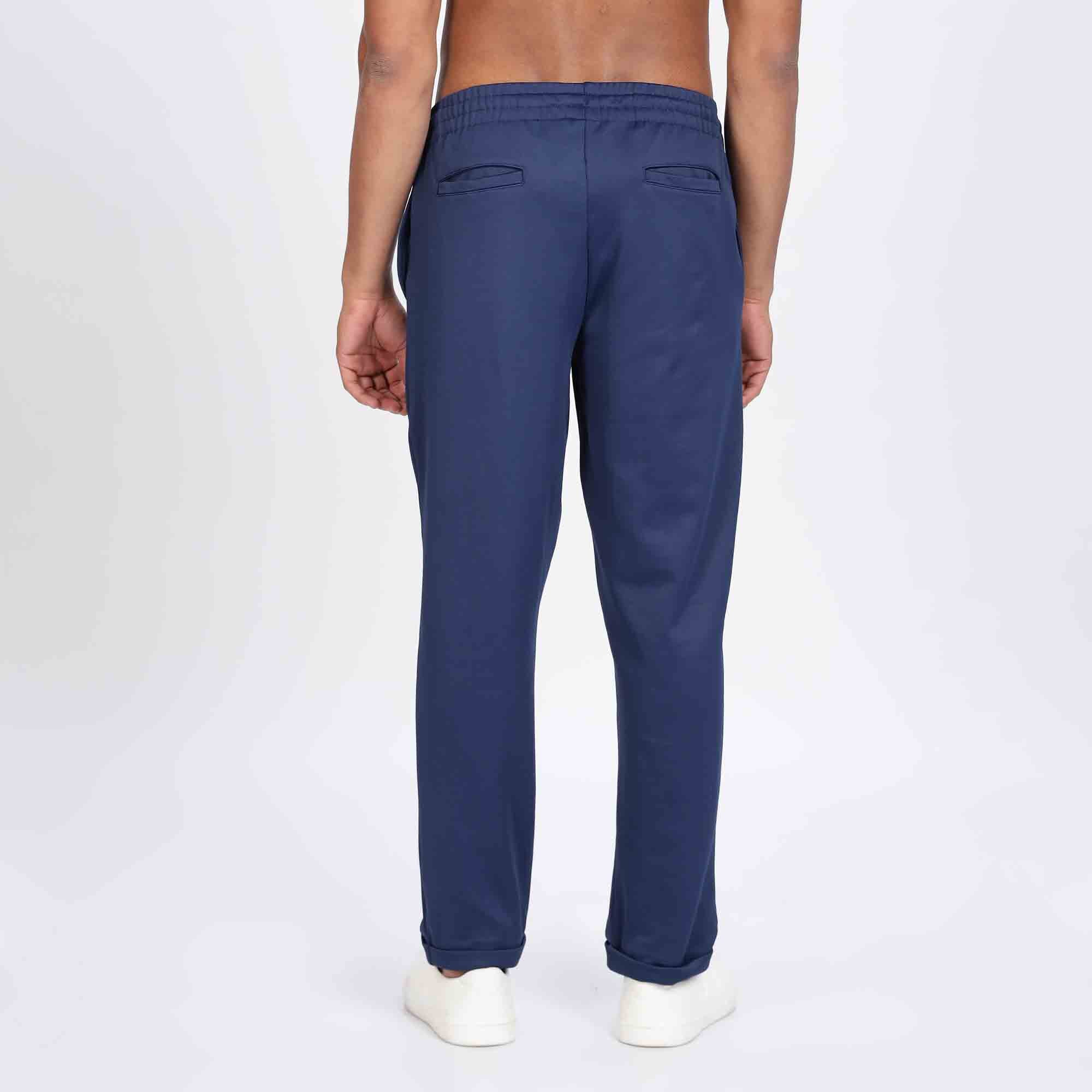 Tapered Drawstring Pattern Casual Pant