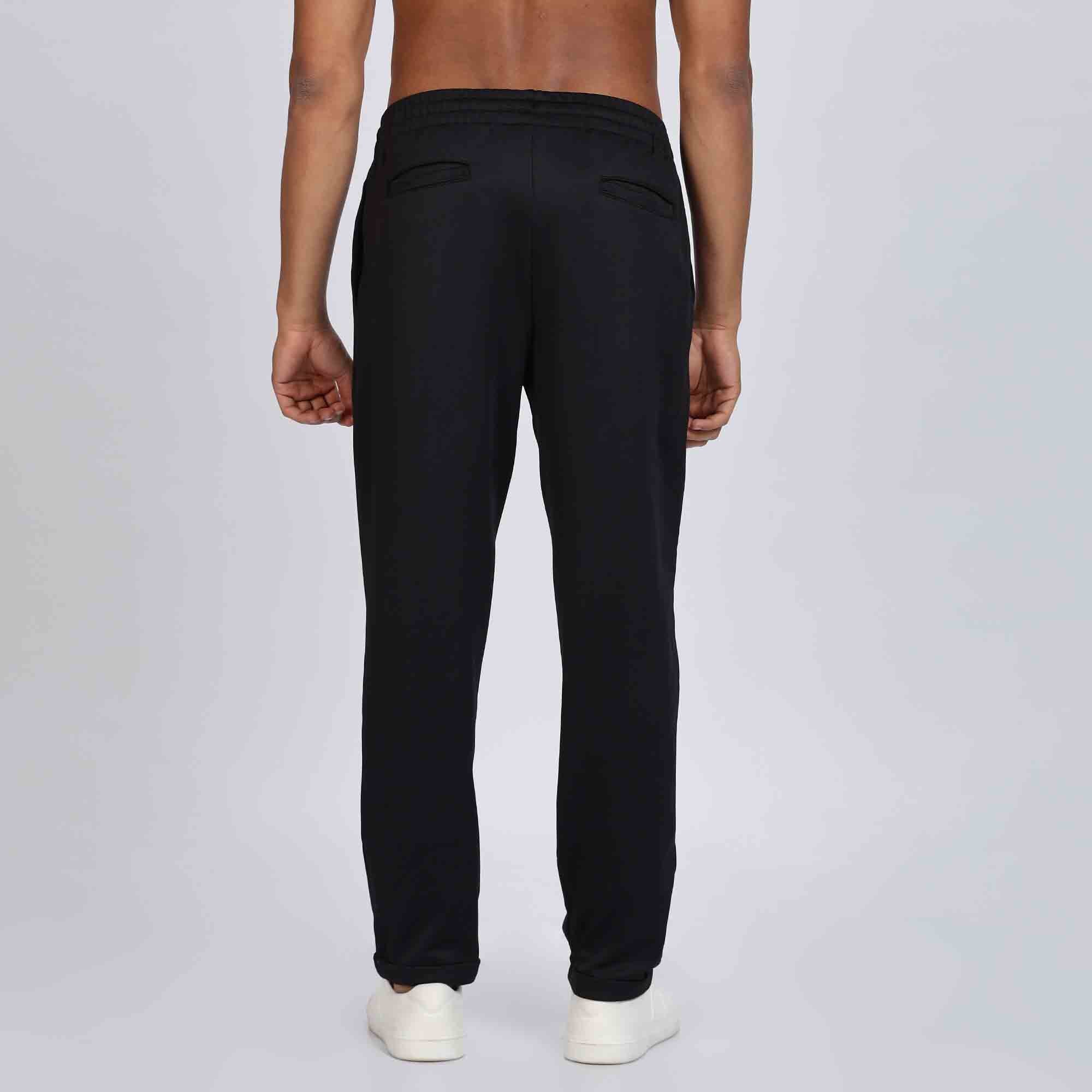 Tapered Drawstring Pattern Casual Pant