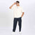 Tapered Drawstring Pattern Casual Pant