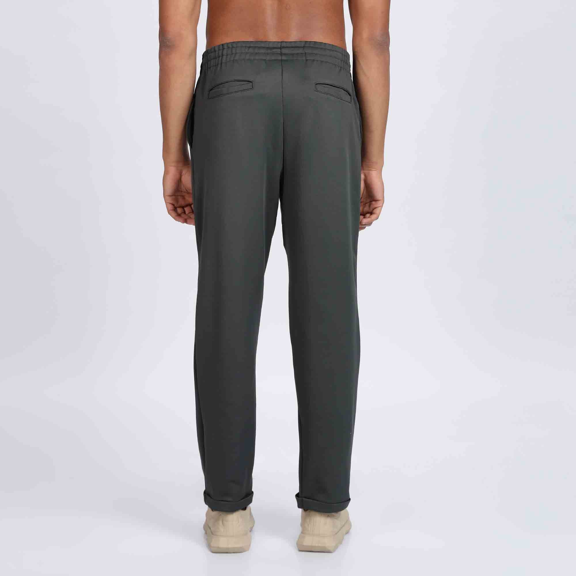 Tapered Drawstring Pattern Casual Pant