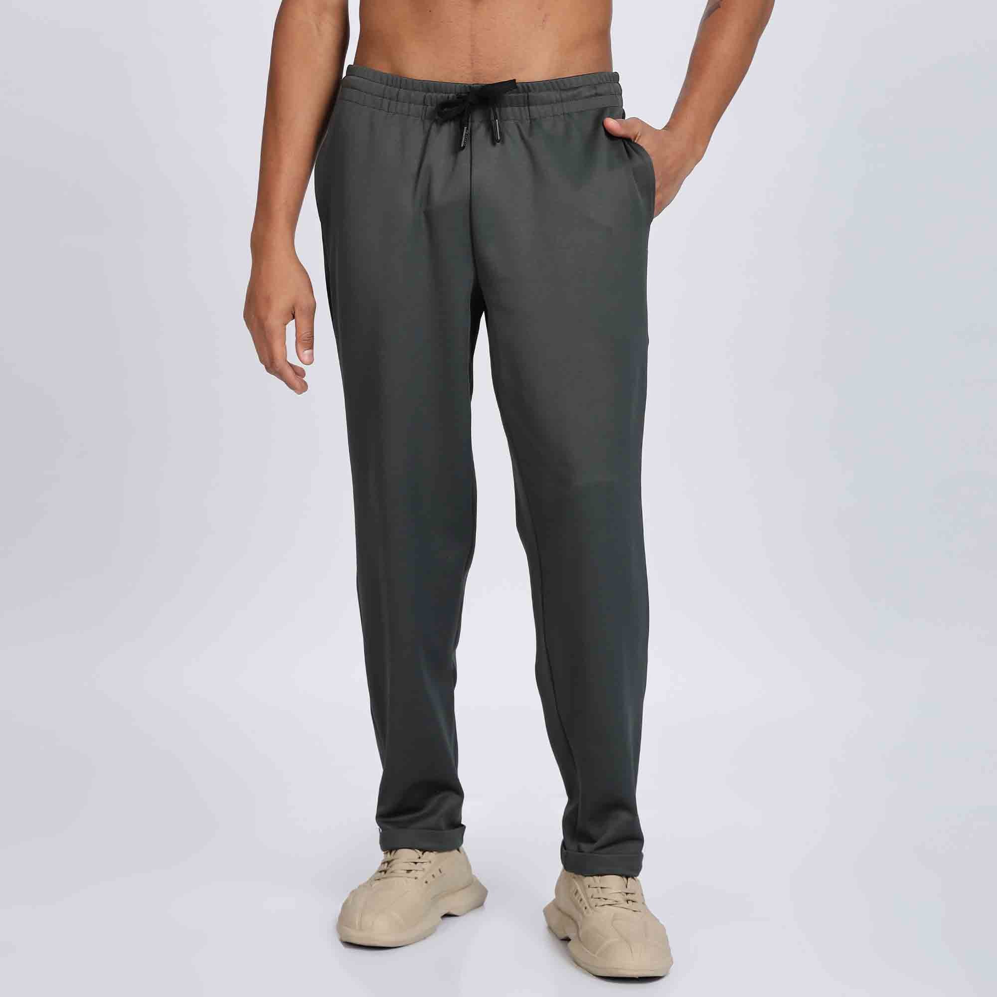 Tapered Drawstring Pattern Casual Pant