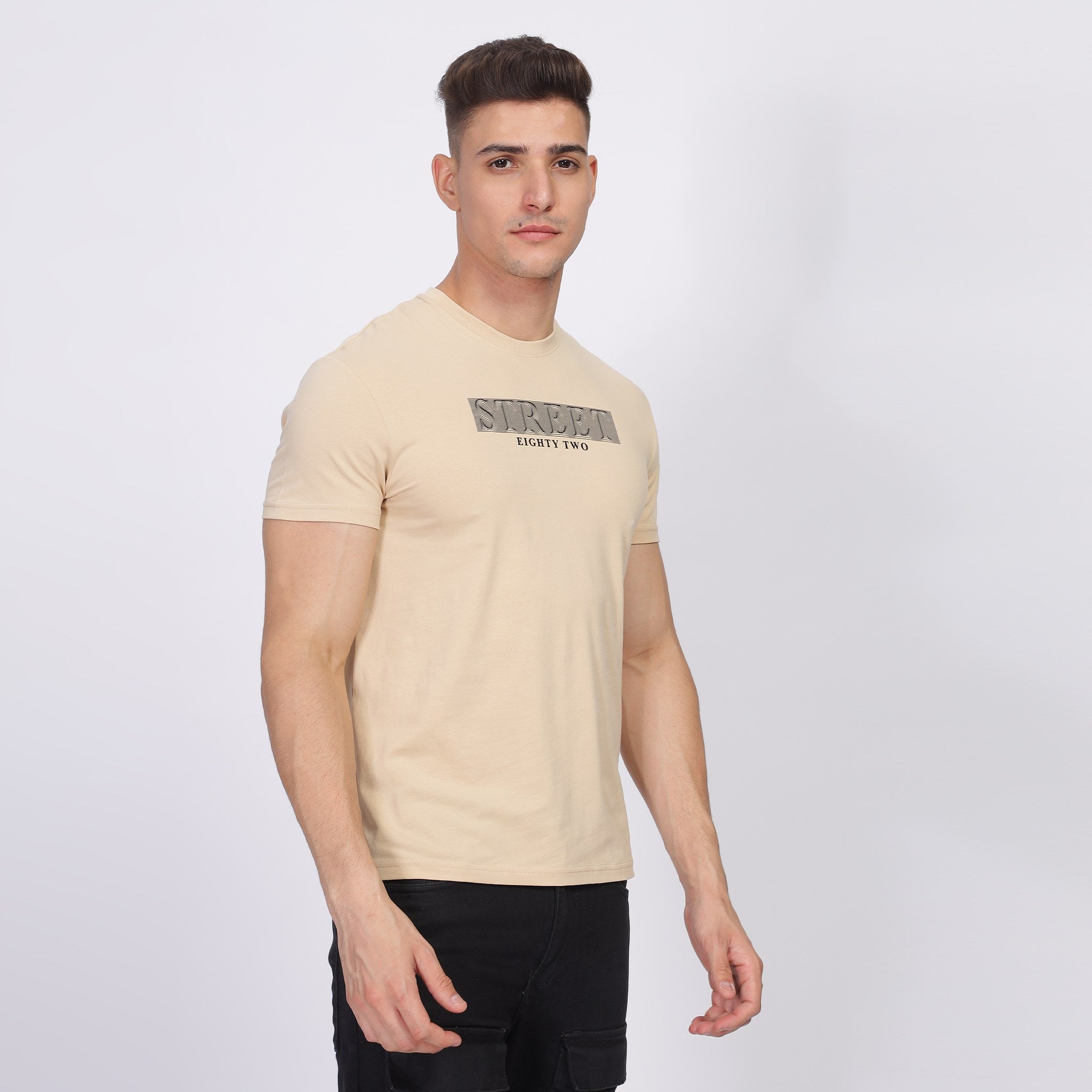 Mens Regular Fit Crew Neck T-shirt